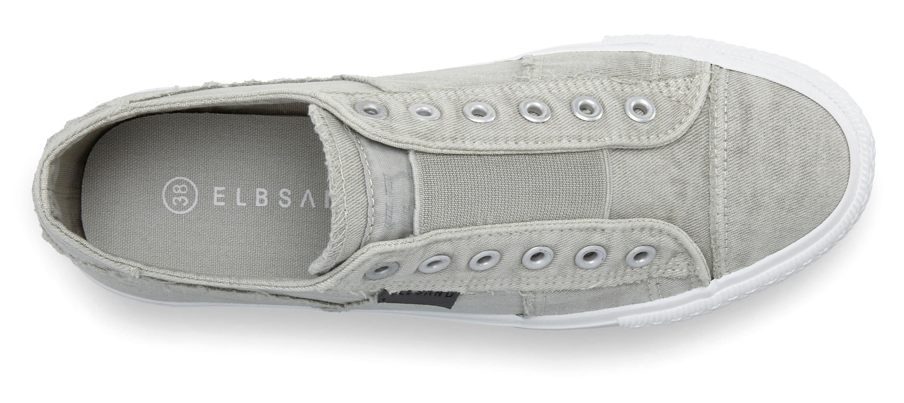 Thumbnail - Elbsand Sneaker "Halbschuh, Slipper, Freizeitschuh,", aus Textil zum Reinschlüpfen mit elastischem Einsatz