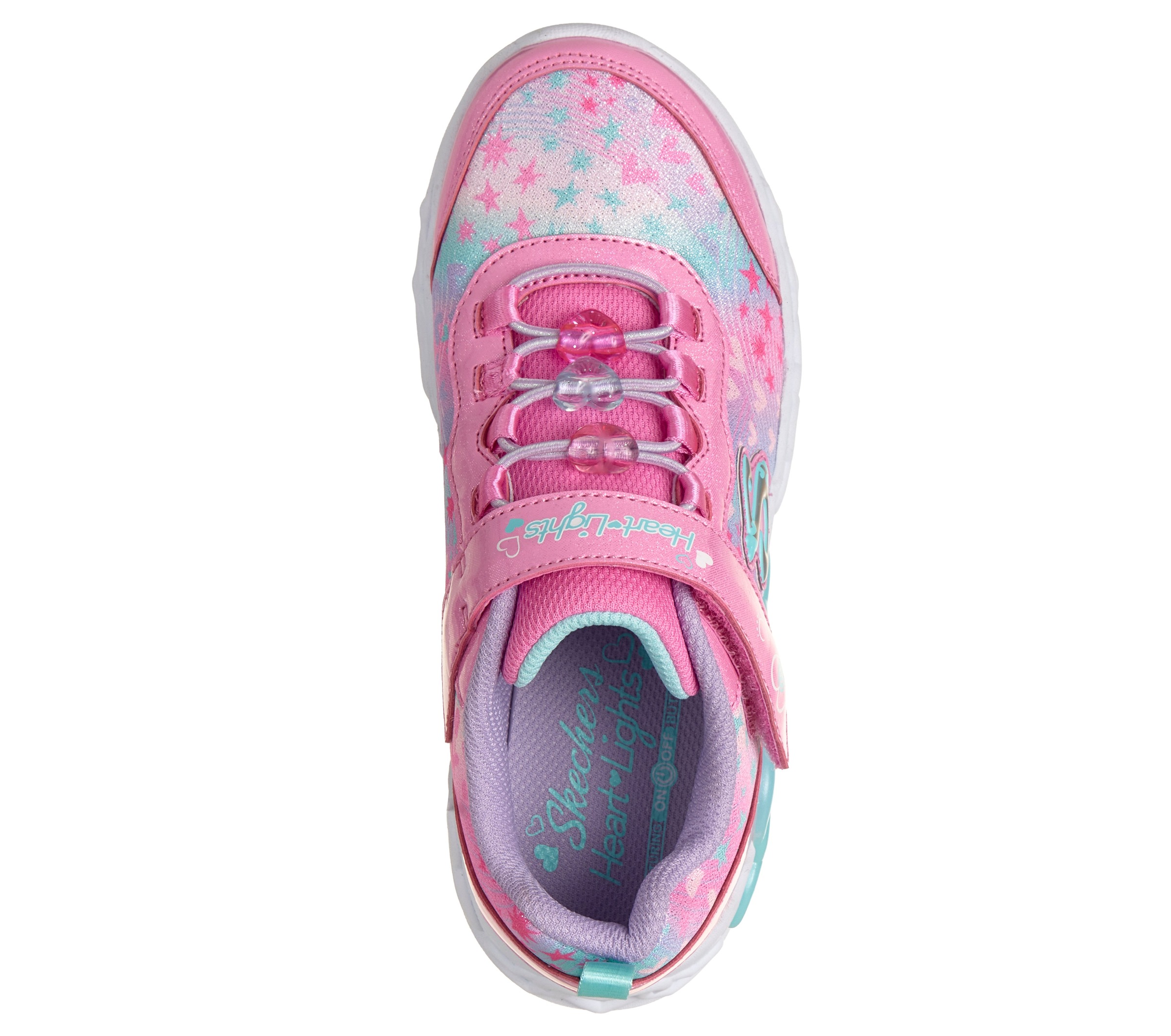 Skechers Infinite Heart Lights Sneaker Pink Multicolor EU 32 6