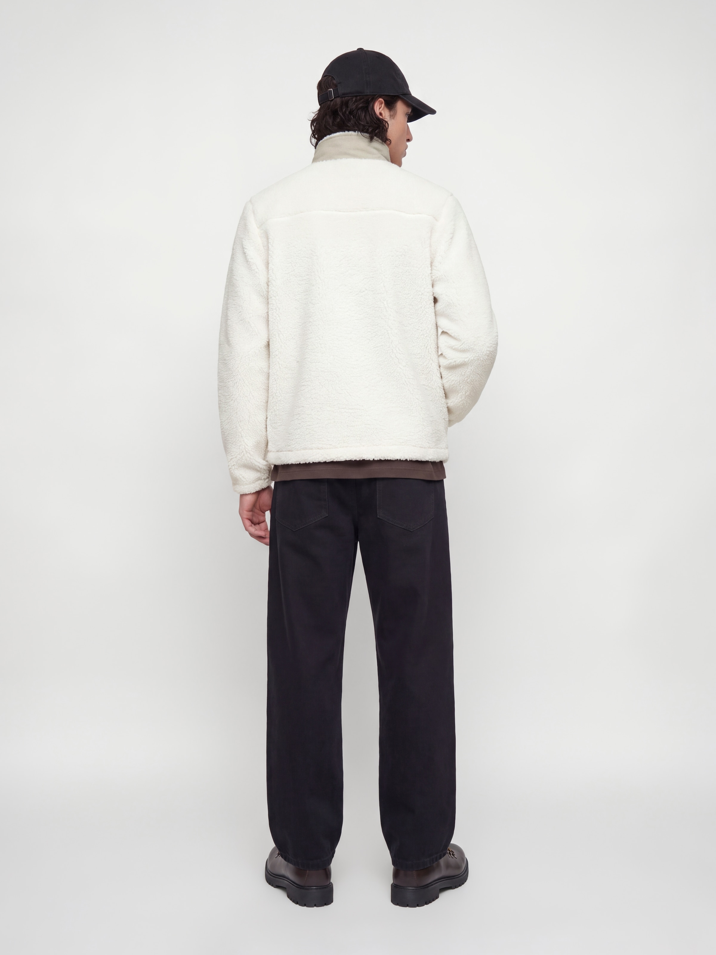 Jack & Jones Plüschjacke »JJESOHO TEDDY JACKET AW26 NOOS« Kunstfaser, Teddy Material
