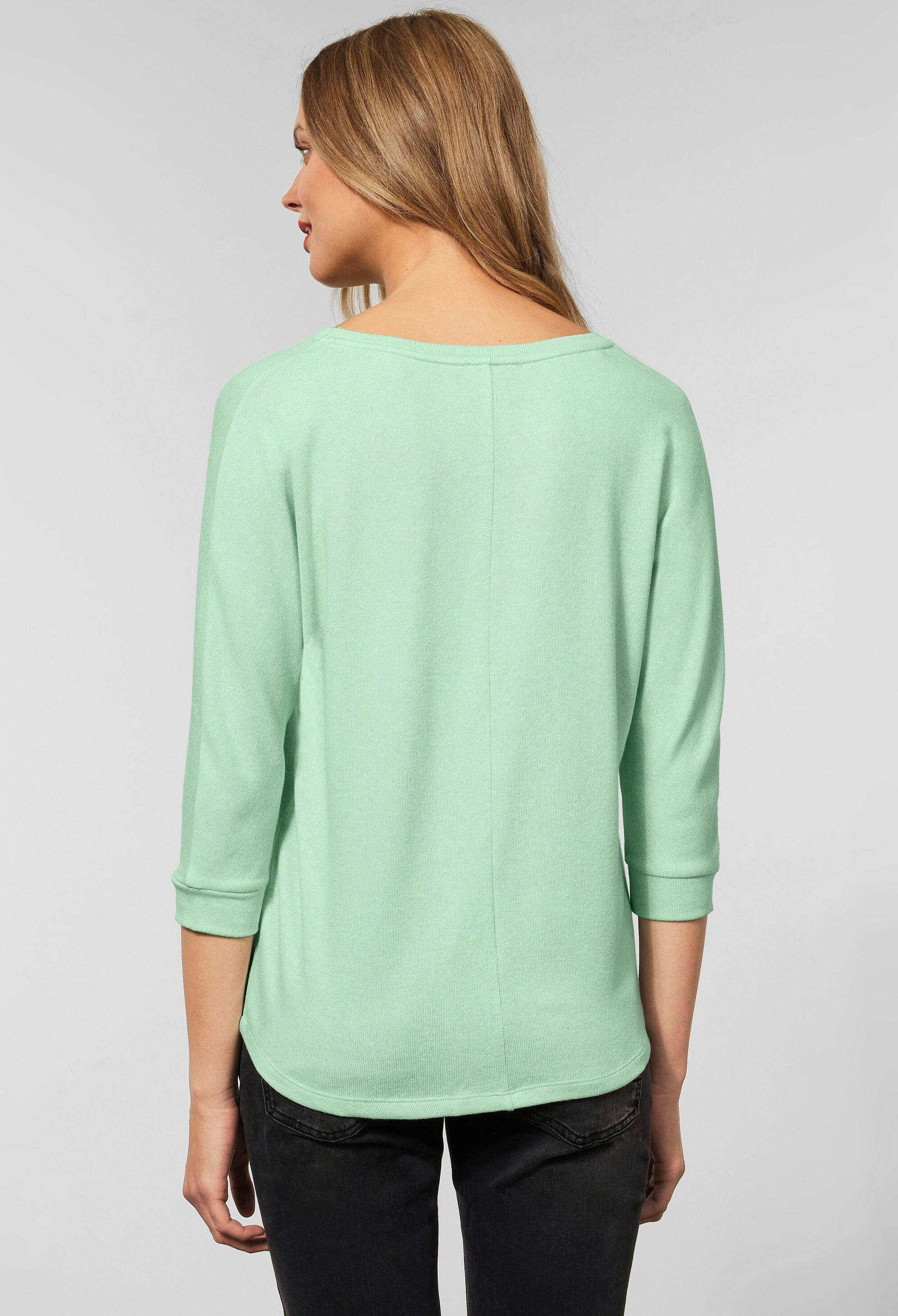 3/4-Arm-Shirt | Ellen«, BAUR »Style in kaufen STREET ONE Melange-Optik