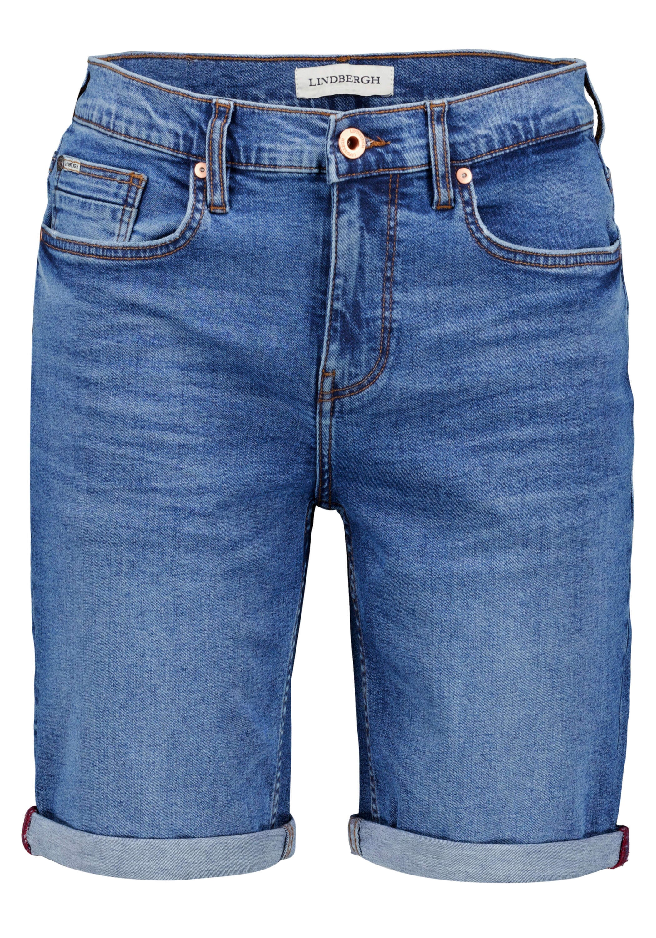 LINDBERGH Shorts "Jeans-Shorts Regular Fit" günstig online kaufen