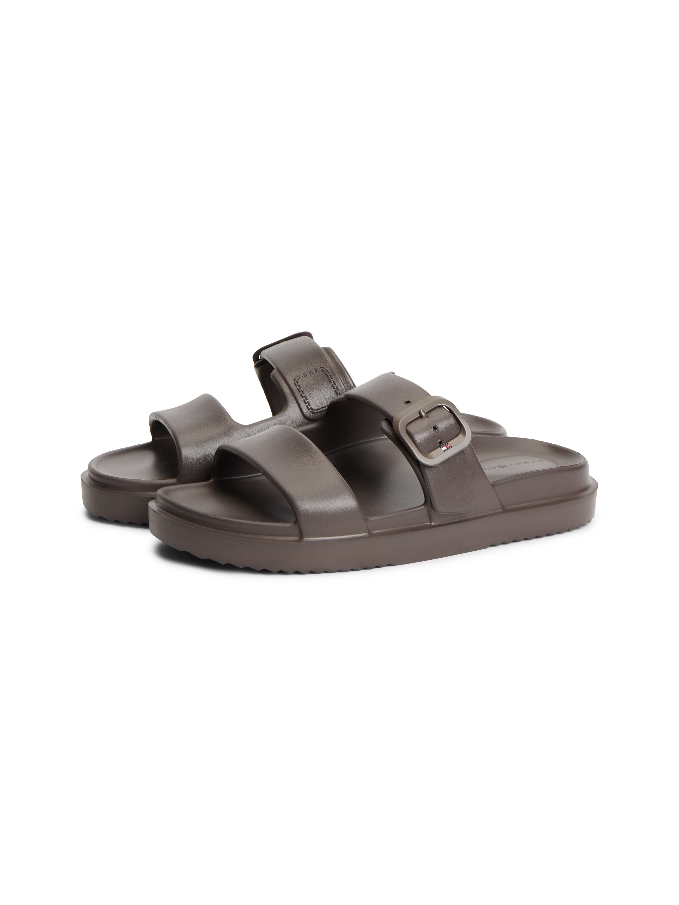Tommy Hilfiger Pantolette "TH MOLDED SUMMER SANDAL" Sommerschuh mit seitlicher Ziernaht