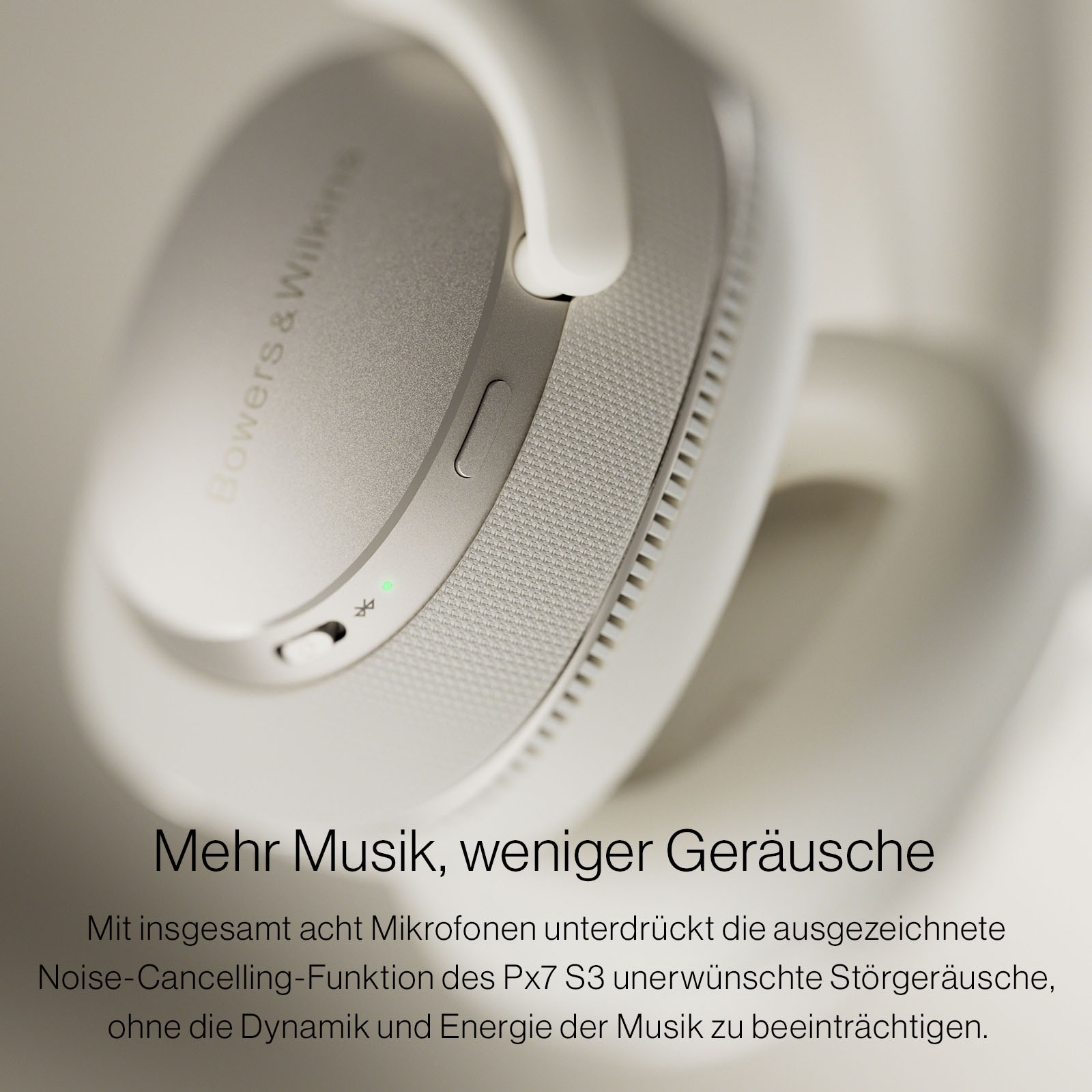 Bowers & Wilkins Kopfhörer »Px7 S3«, aptX Bluetooth-Bluetooth, Active Noise Cancelling (ANC)-Multi-Point-Verbindung