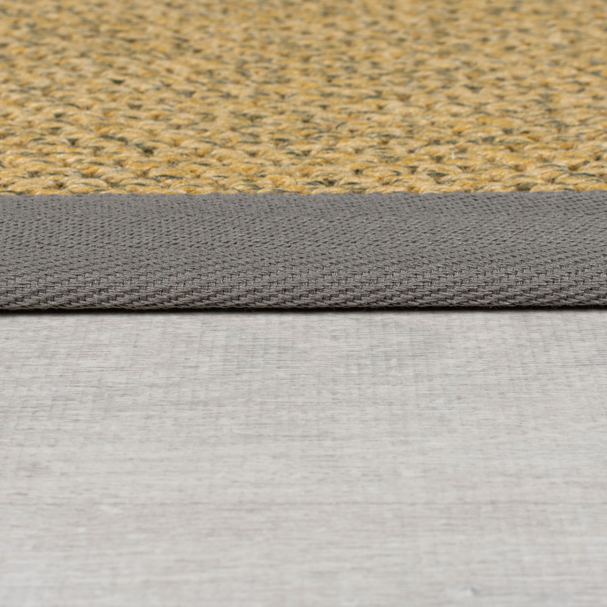 Teppich FLAIR RUGS "Sisal Look", grau, B:160cm H:6mm L:230cm, Kunstfaser, Teppiche, Teppich, Sisal Look Border Indoor Outdoor Bodenläufer Teppich 3