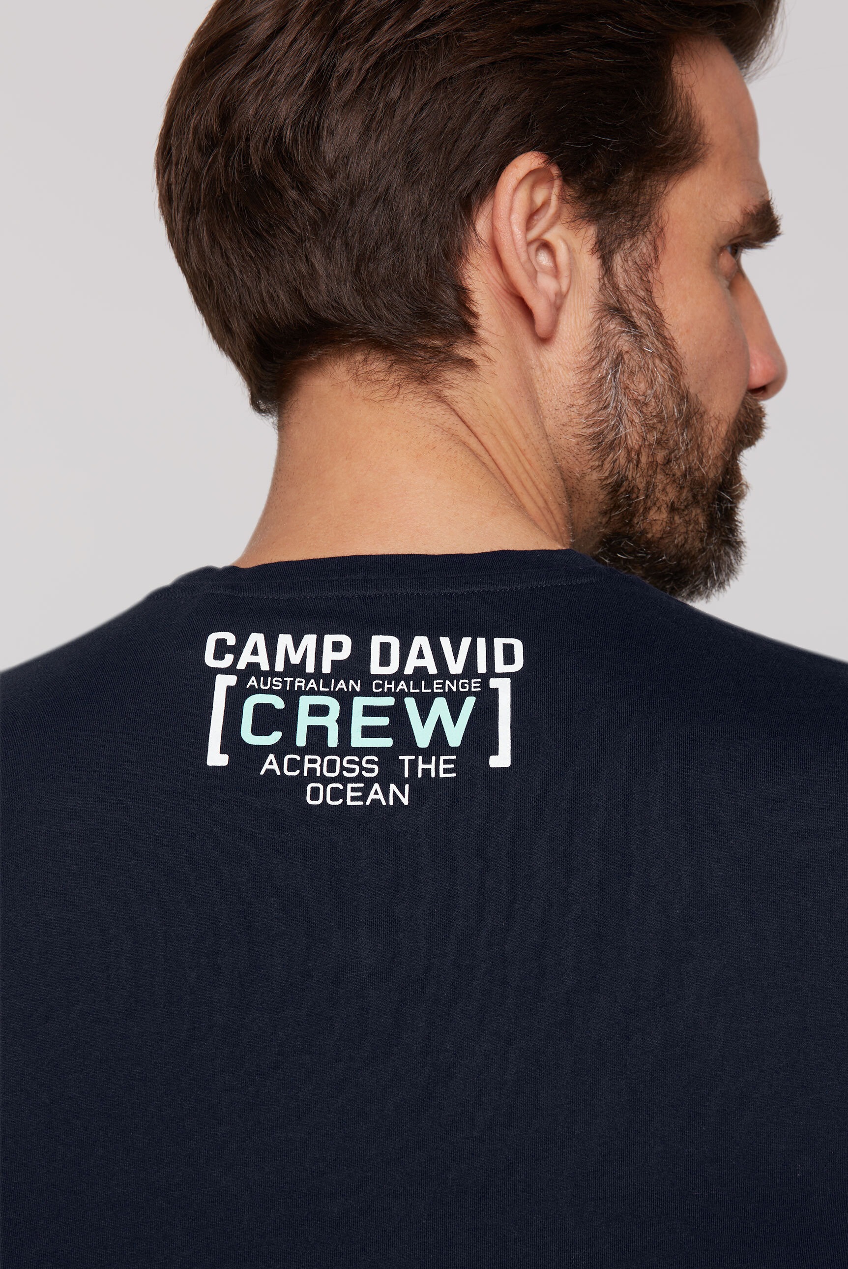 CAMP DAVID Rundhalsshirt, aus Baumwolle