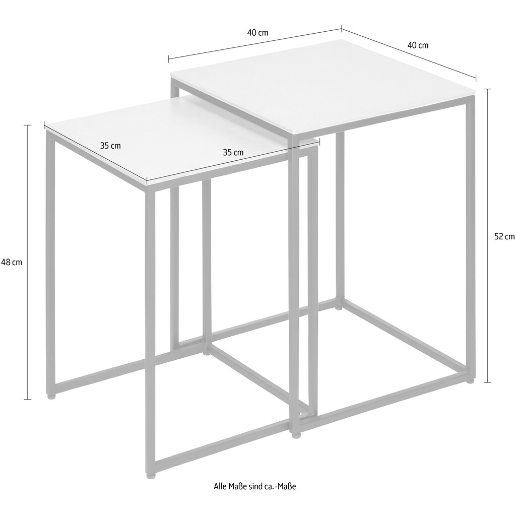 Lambert Beistelltisch »Amaya«, (Set, 2 St.)