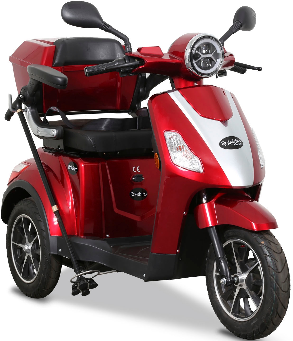 Rolektro Elektromobil »E-Trike 25 1000 (mit W, Raten per BAUR Blei-Gel-Akku«, 25 V.2, Topcase) | km/h