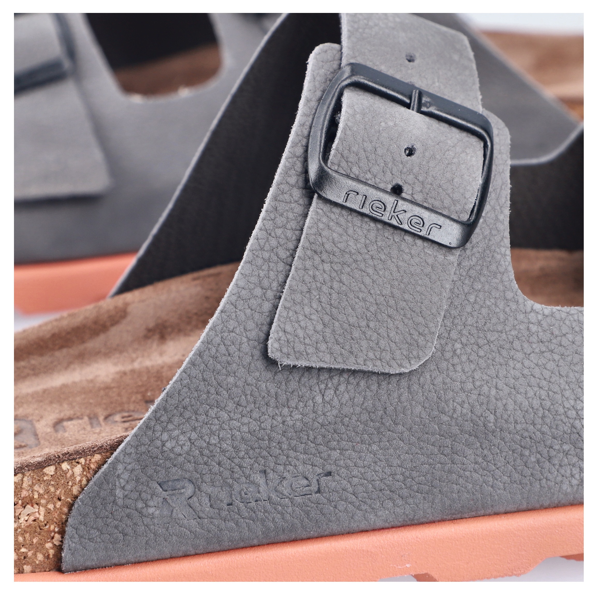 Rieker Pantolette Sandal Gray 45 3