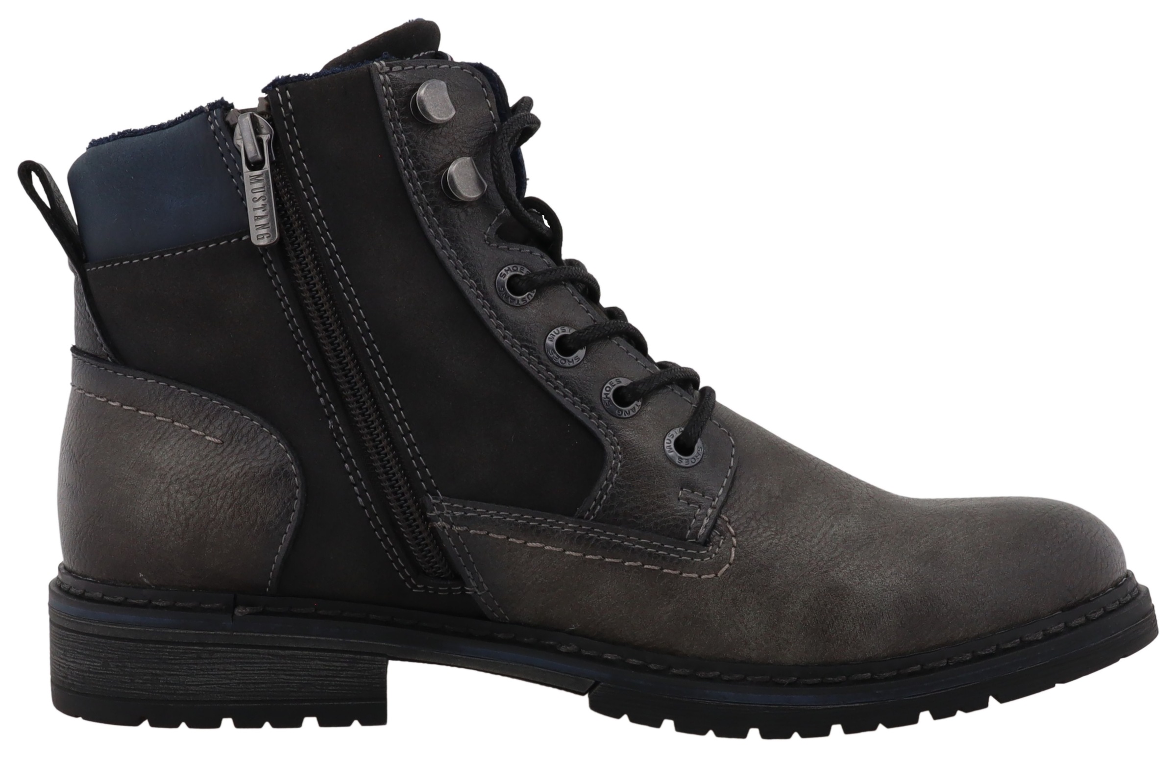 Mustang Shoes Schnürboots »Marcas«  Business Stiefel, Boots mit Textilfutter