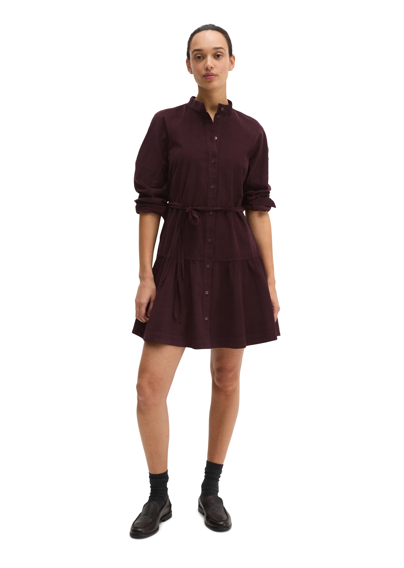 Marc O'Polo Minikleid »in samtiger Cord-Qualität«