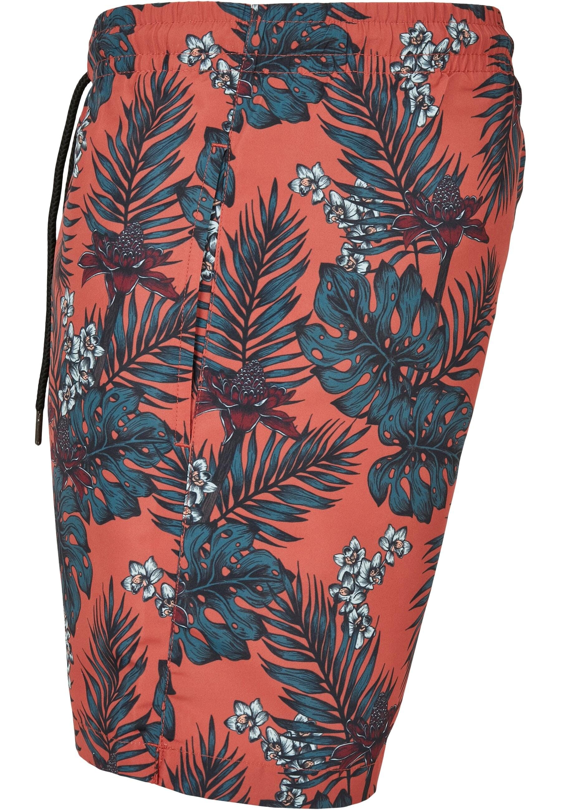 URBAN CLASSICS Badeshorts »Urban Classics Herren Pattern Swim Shorts«