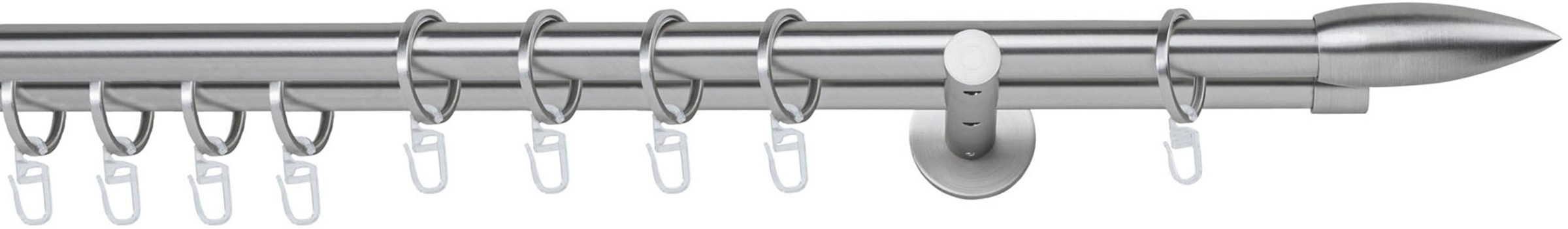 mydeco Gardinenstange "20mm Cardo Wandträger 12 cm" 2 läufig-läufig Fixmaß