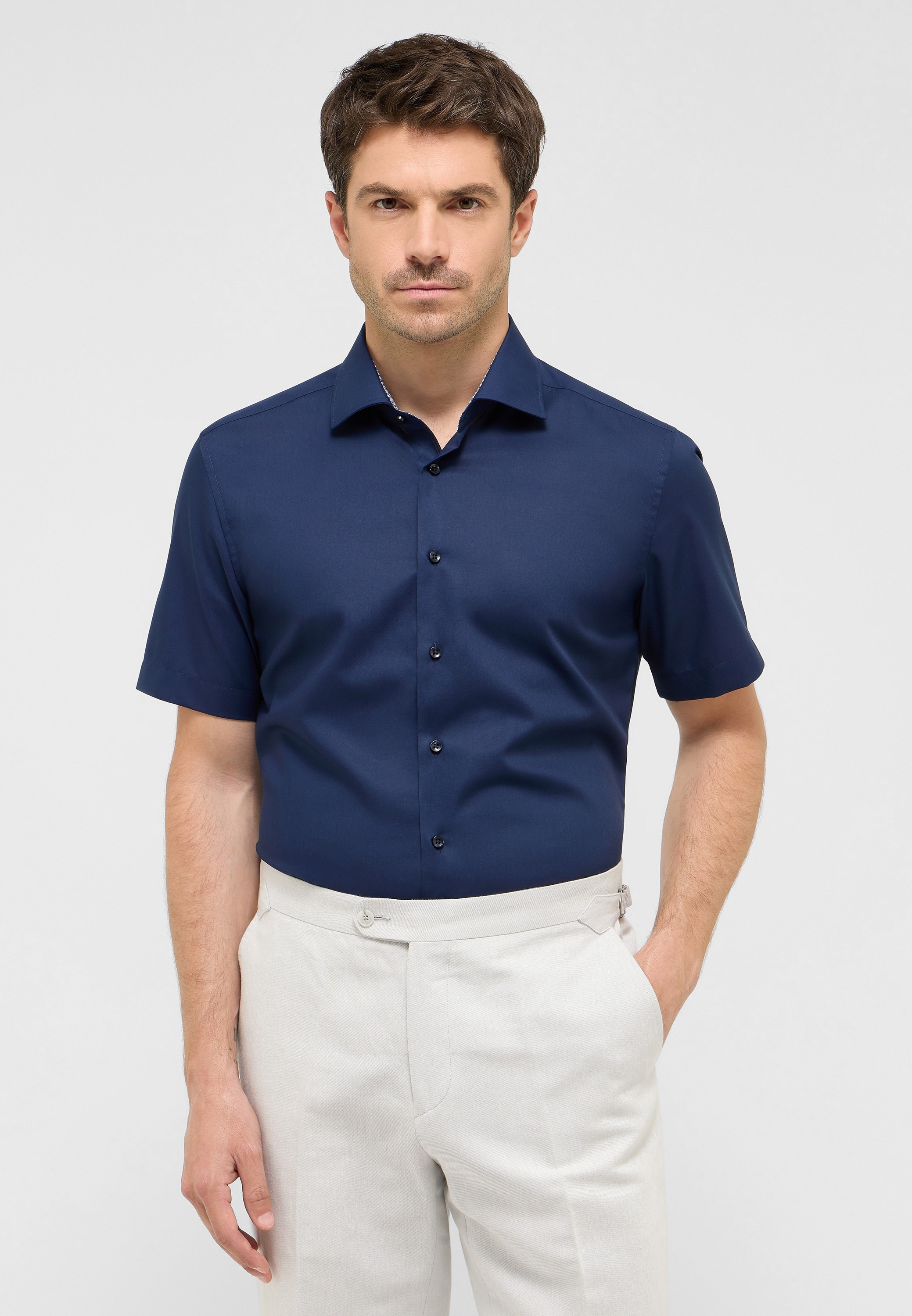 Eterna Kurzarmhemd "SLIM FIT", NON IRON (bügelfrei) günstig online kaufen