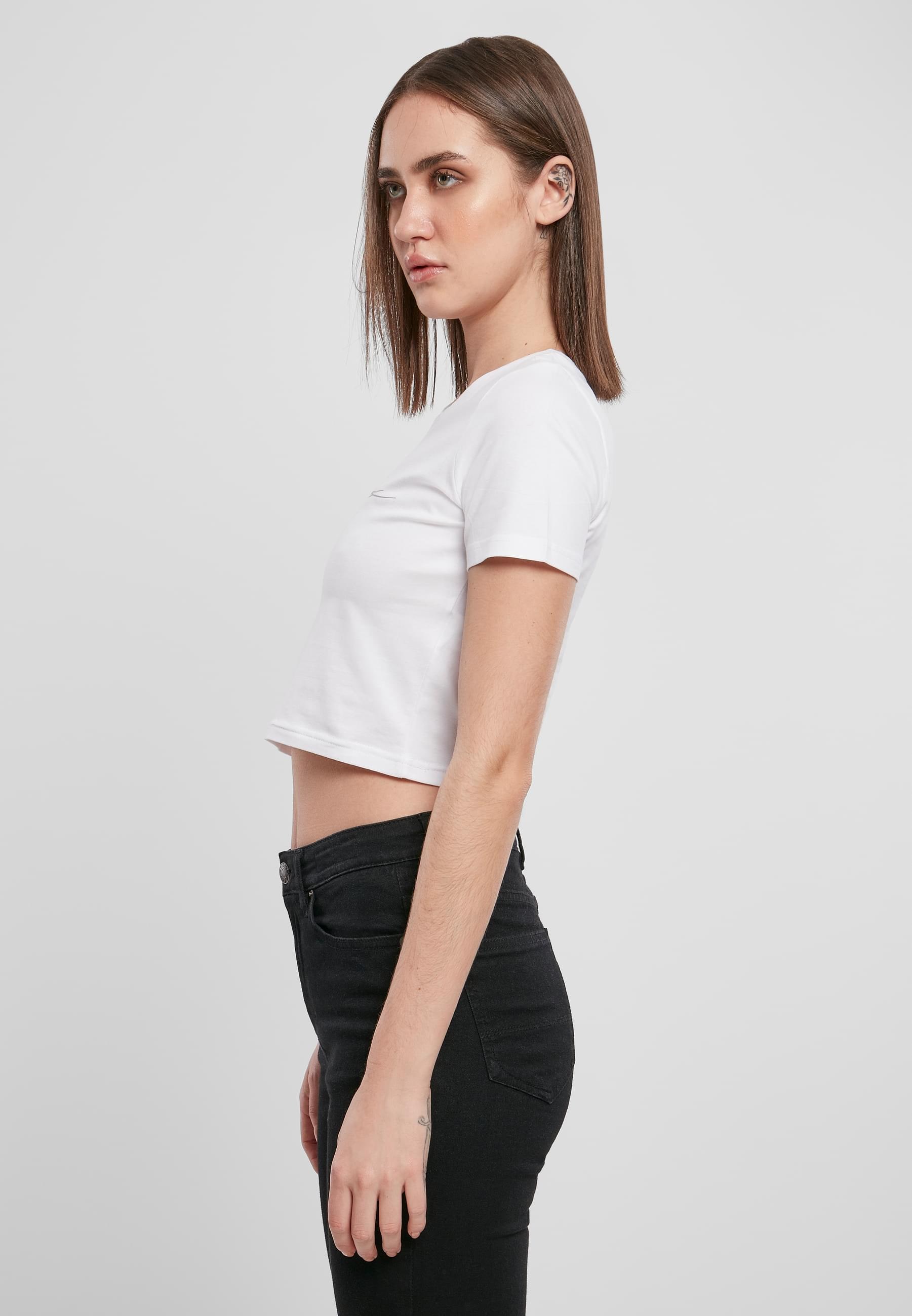 MisterTee T-Shirt »MisterTee Damen Ladies Tribal Cropped Tee«, (1 tlg.)