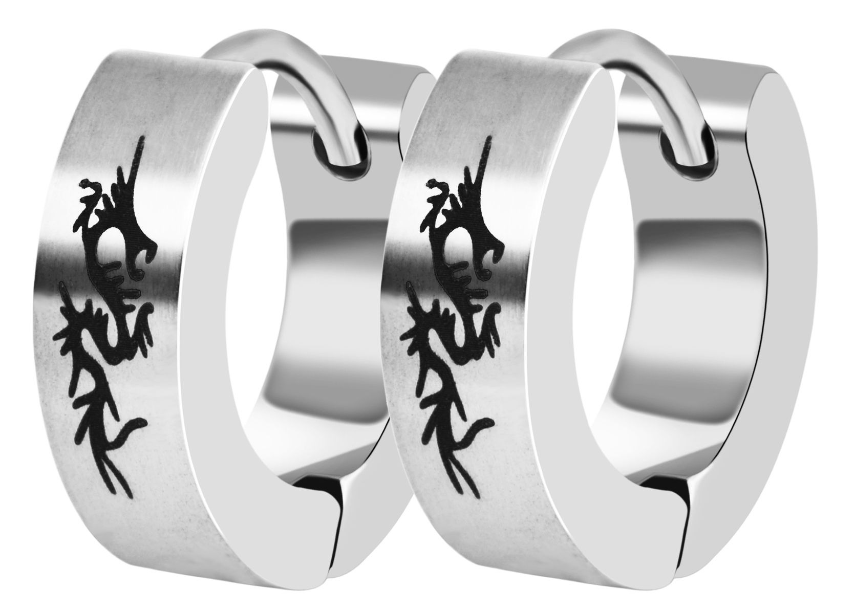 Adelia´s Klappcreolen "Damen Ohrringe – Klappcreole aus Edelstahl" Zum Vers günstig online kaufen