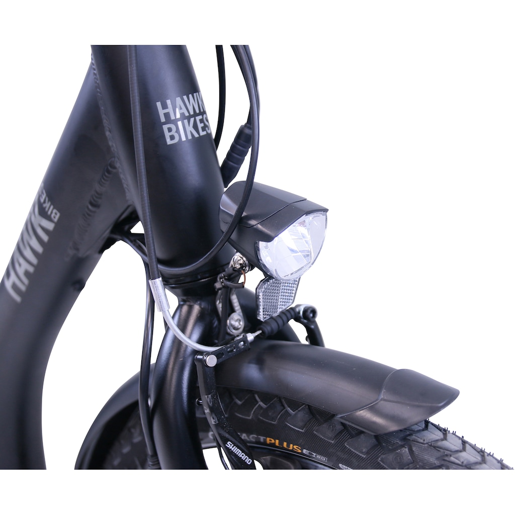 HAWK Bikes E-Bike »HAWK eCity Comfort«, 7 Gang, Shimano, Nexus 7-Gang, Frontmotor 250 W