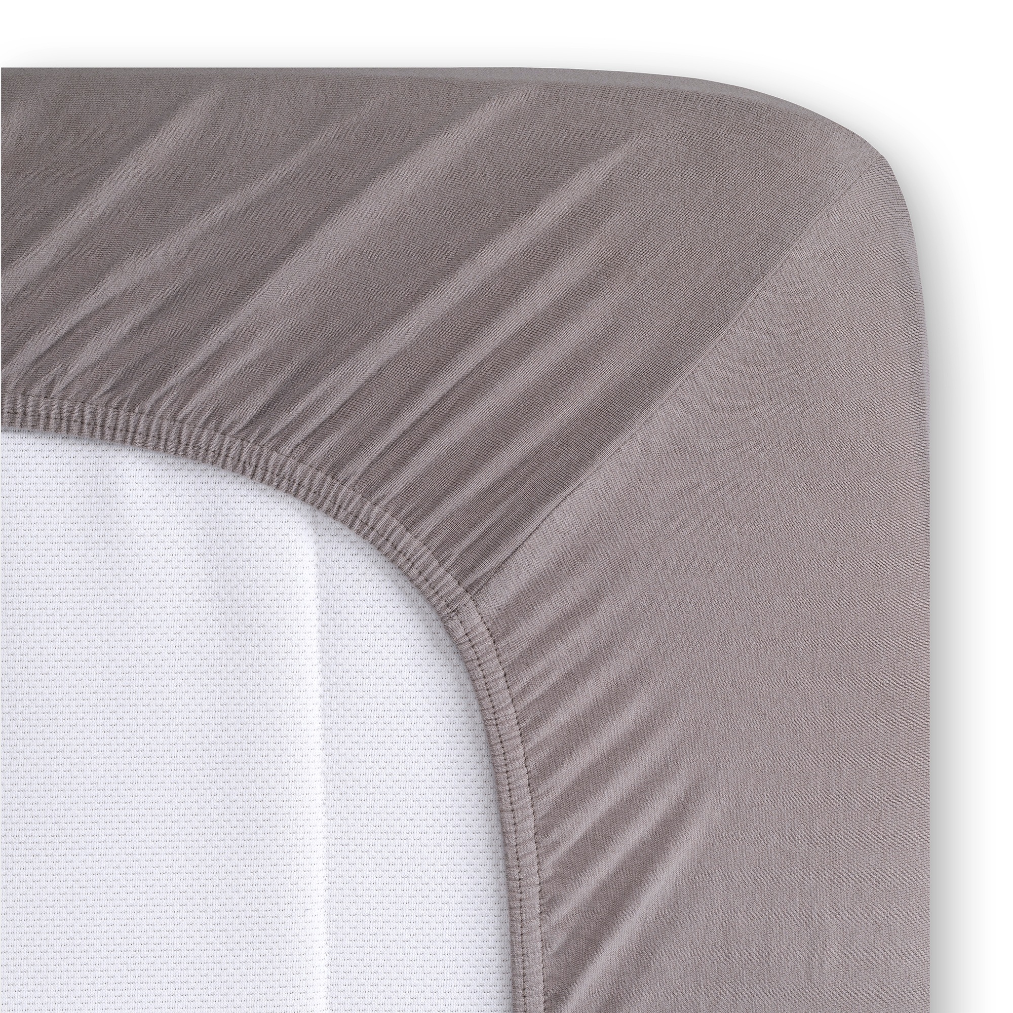 bugatti Spannbettlaken »PREMIUM, Baumwolle mit Elasthan, 180 g/m²« blickdicht und dehnbar