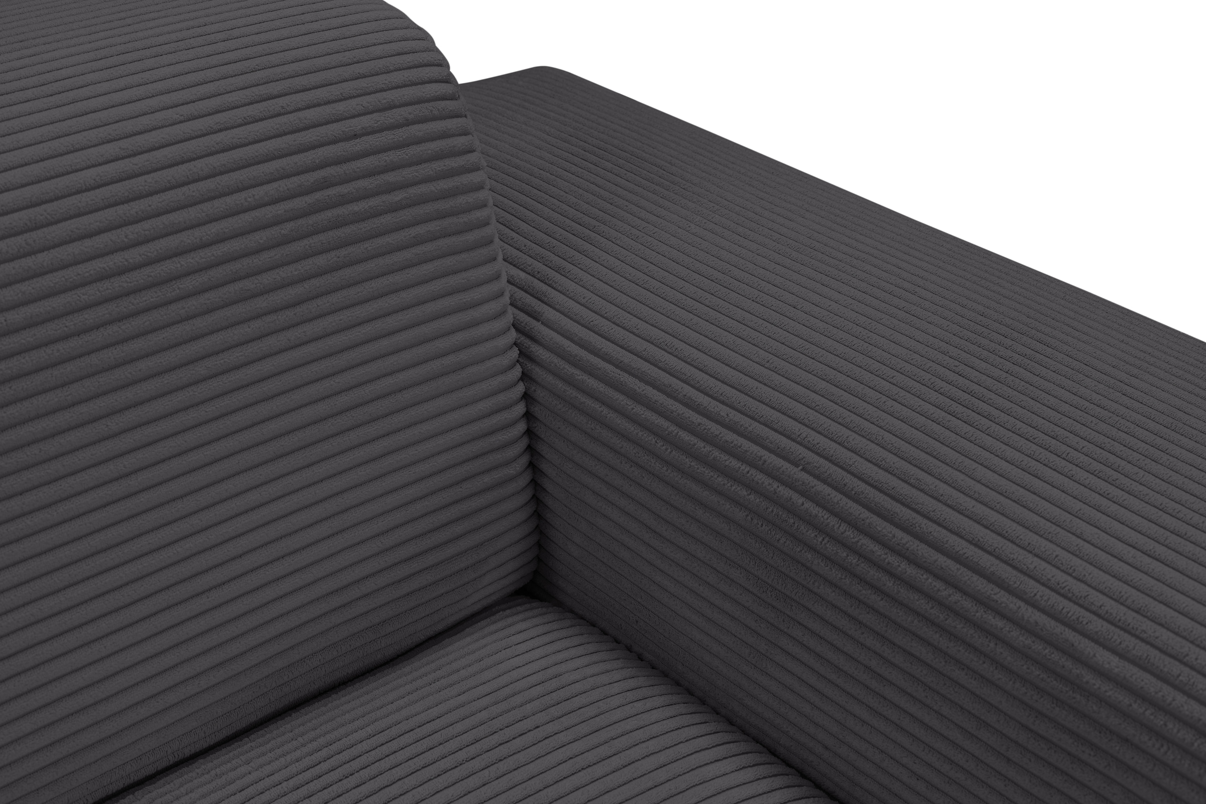 WERK2 Wohnlandschaft »Zeus U-Form«, Curvy Trend Wohnlandschaft mit urbaner Optik auch in weichem Cord
