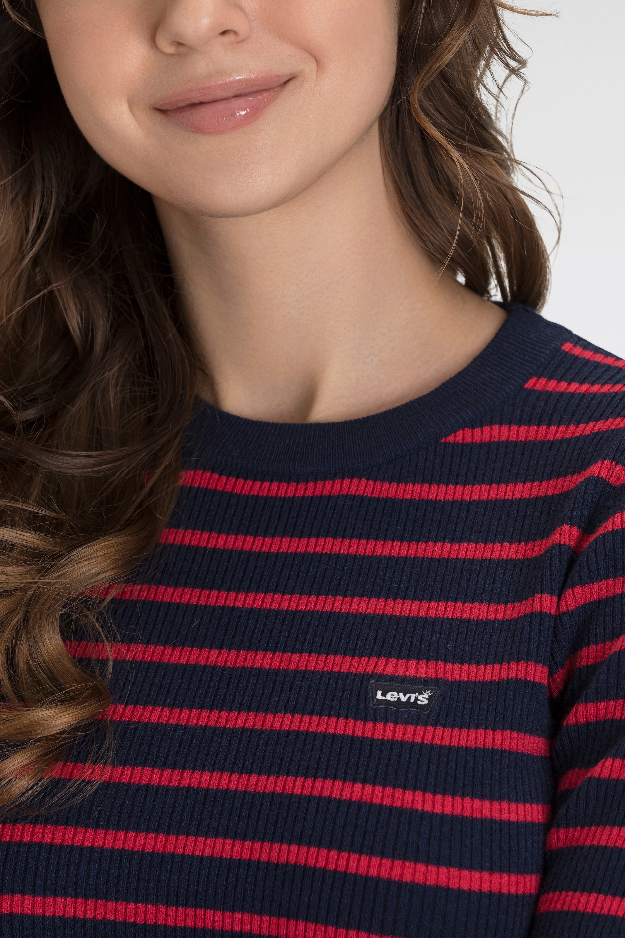 Levi's® Strickpullover »RIB SWEATER«, mit Batwing Logo