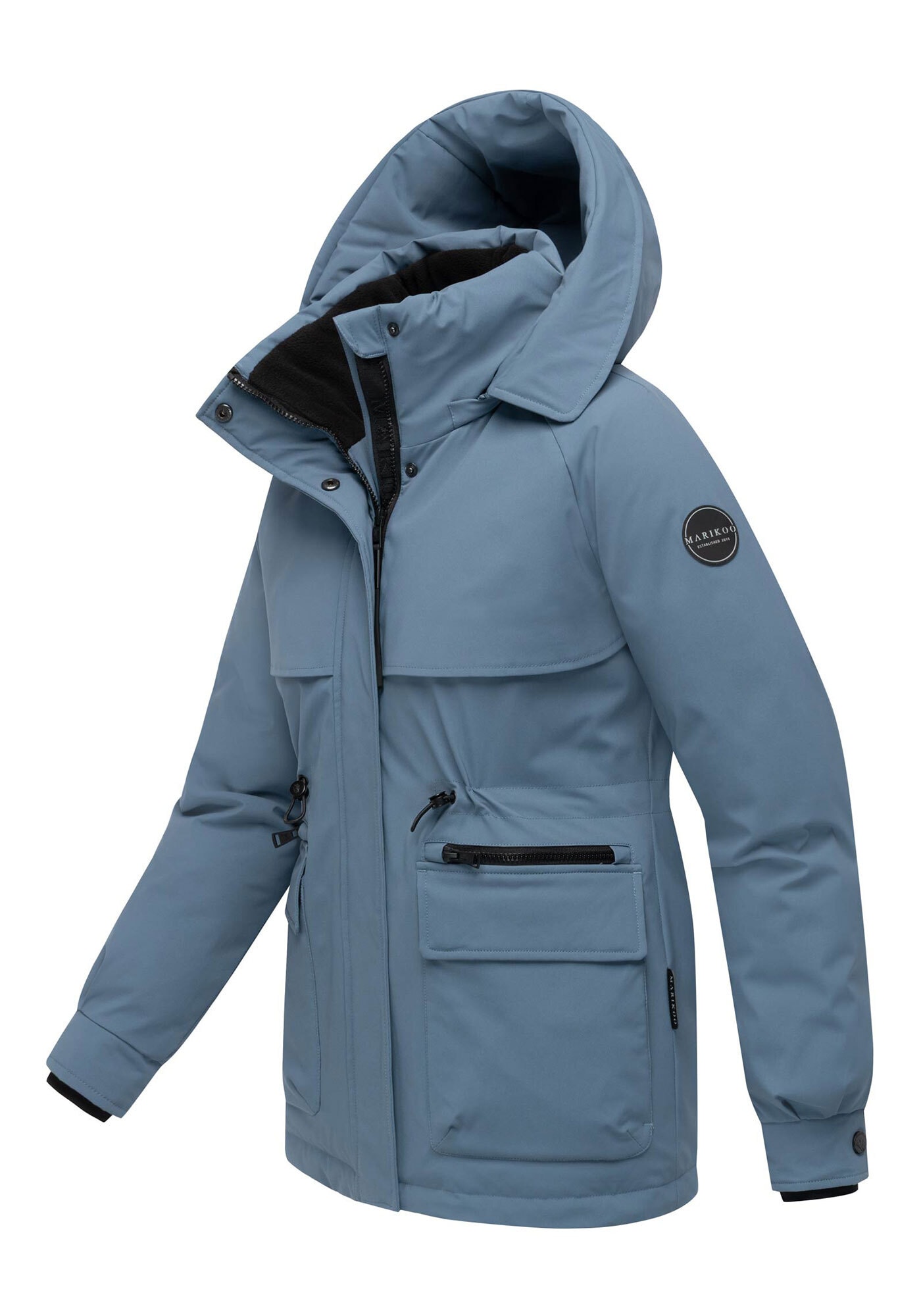 Marikoo Winterjacke »Shigaraa«, mit moderner Front- und Rückenpasse