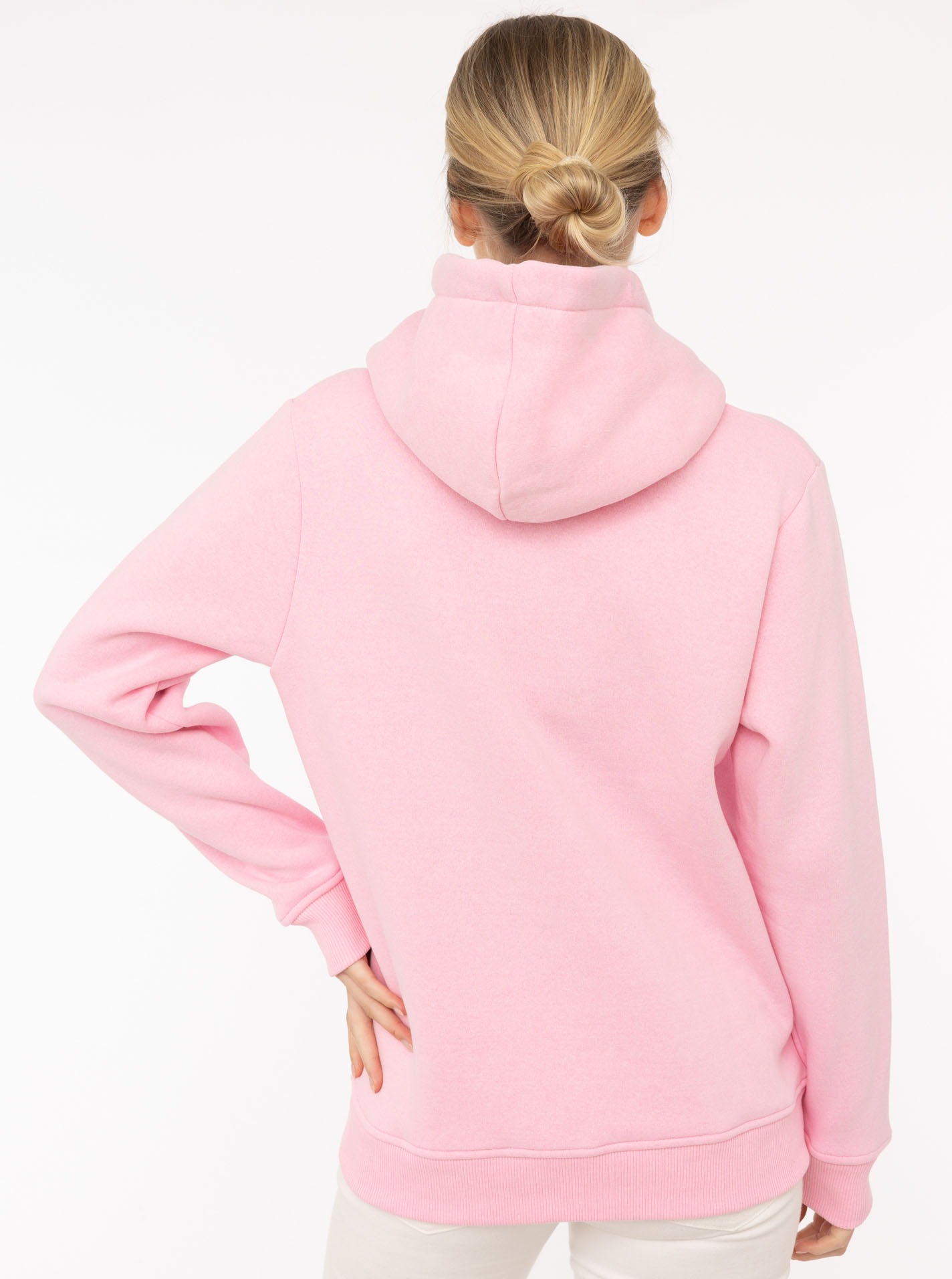 Zwillingsherz Hoodie "Nelina" mit Leo Band und schlichter Stickerei "Stay W günstig online kaufen