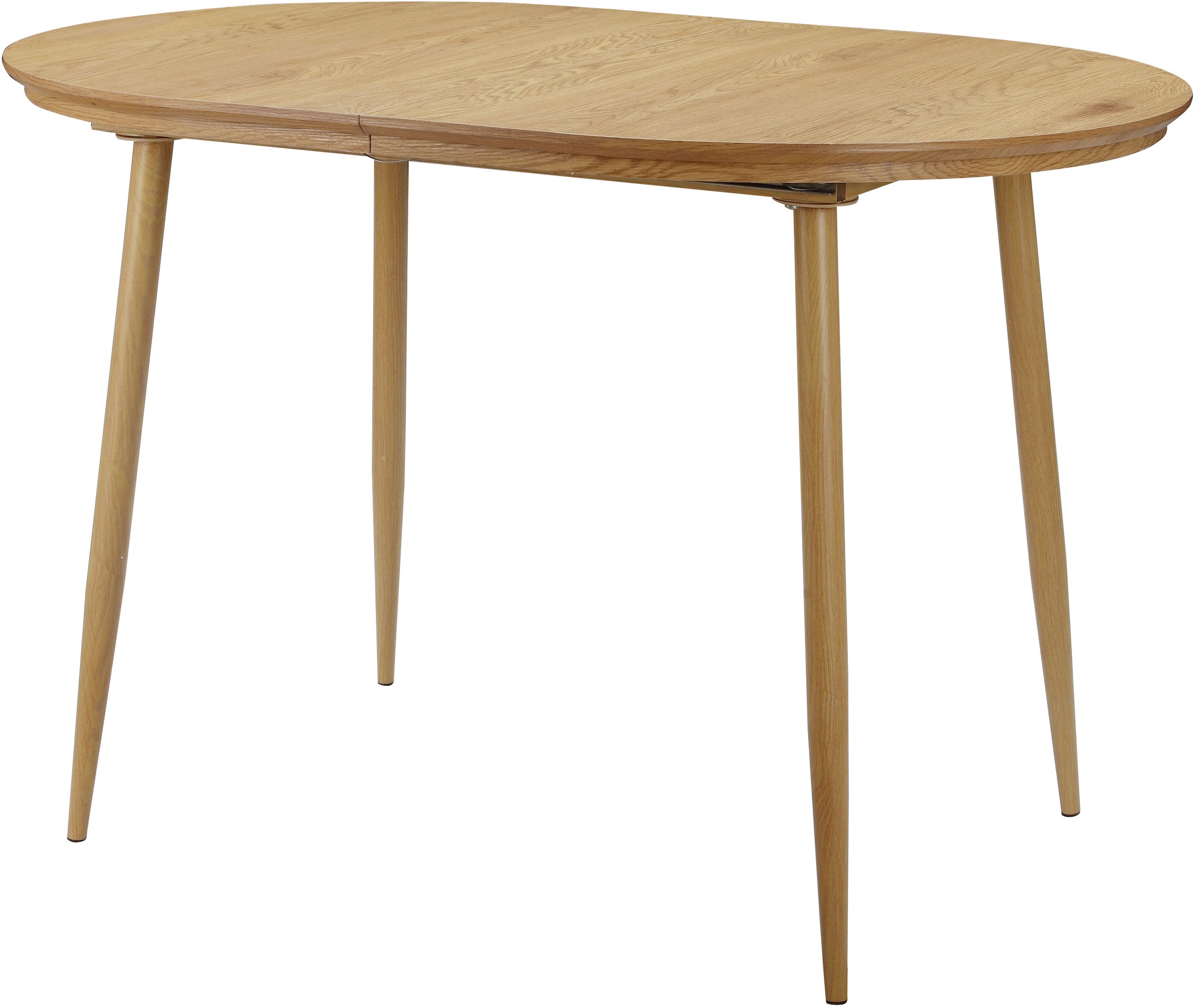 Home affaire Esstisch »Belleville«, mit Anstecksplatte, ausziehbar 120-160 cm, Höhe 77 cm