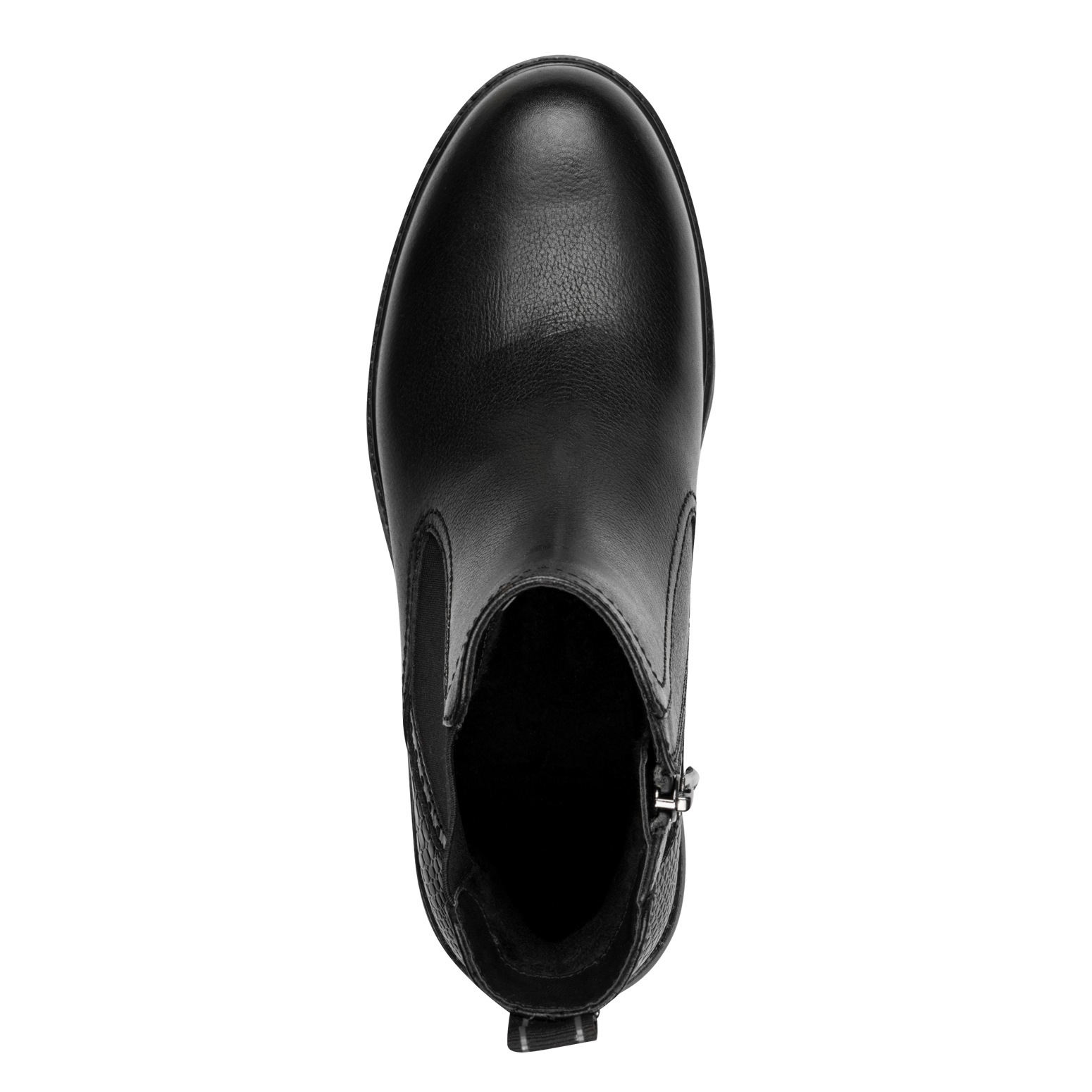 Tamaris Chelseaboots, Blockabsatz, Stiefelette mit Kontrast-Rahmennaht