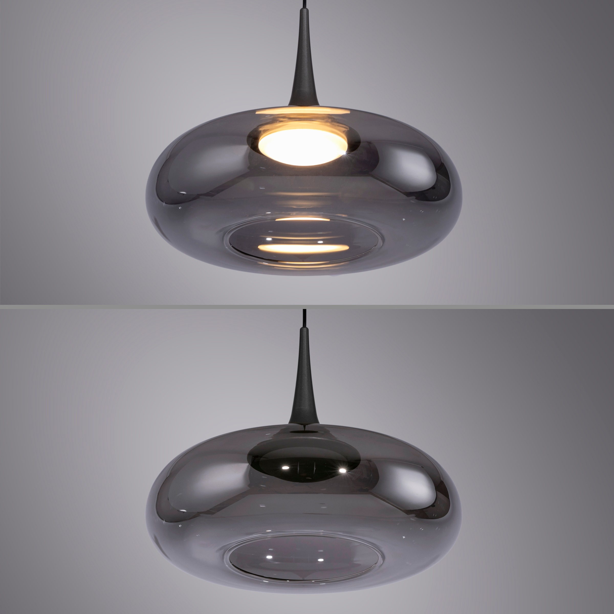 SCHÖNER WOHNEN-Kollektion LED Pendelleuchte »POSH« LED-Board 1 Stk. Warmweiß SCHÖNER WOHNEN Kollektion, SimplyDim, Memoryfunktion, Comfort-Lift