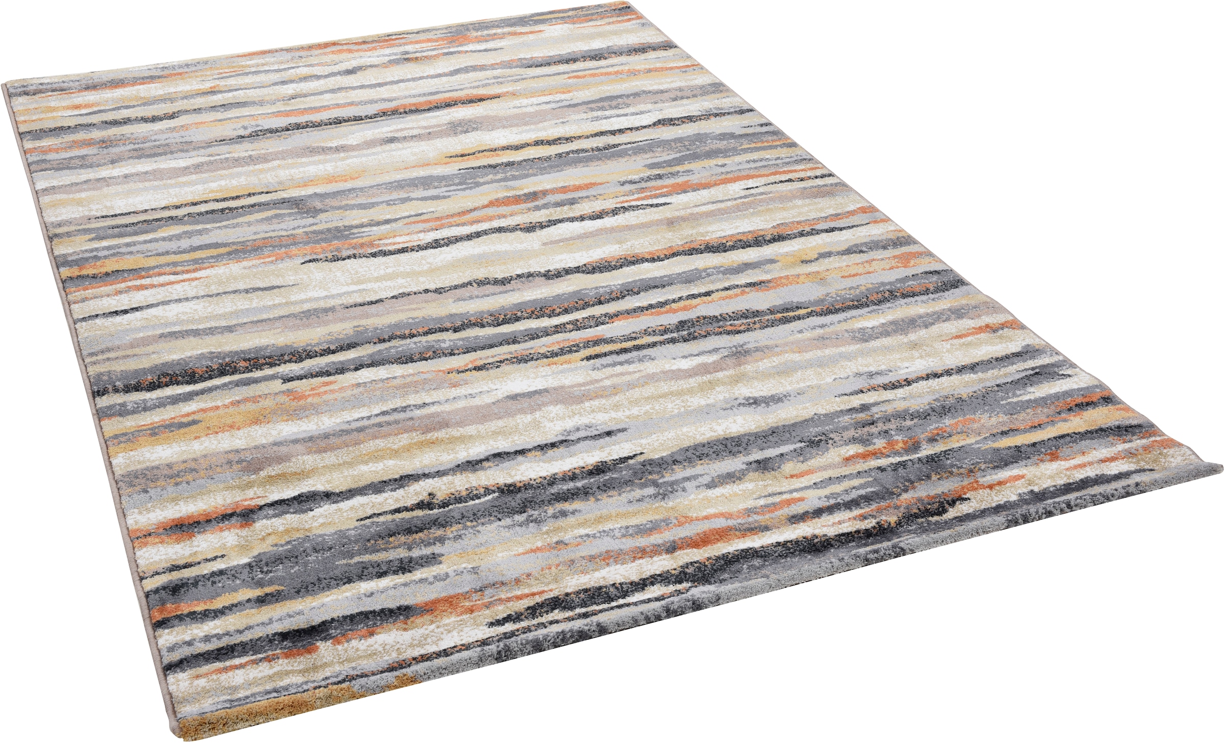 Gino Falcone Teppich "Anna Maria Stripe" rechteckig 20 mm Höhe Kurzflor, mo günstig online kaufen
