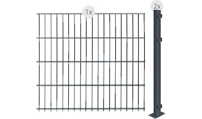 Doppelstabmattenzaun »EASY 83 zum Aufschrauben«