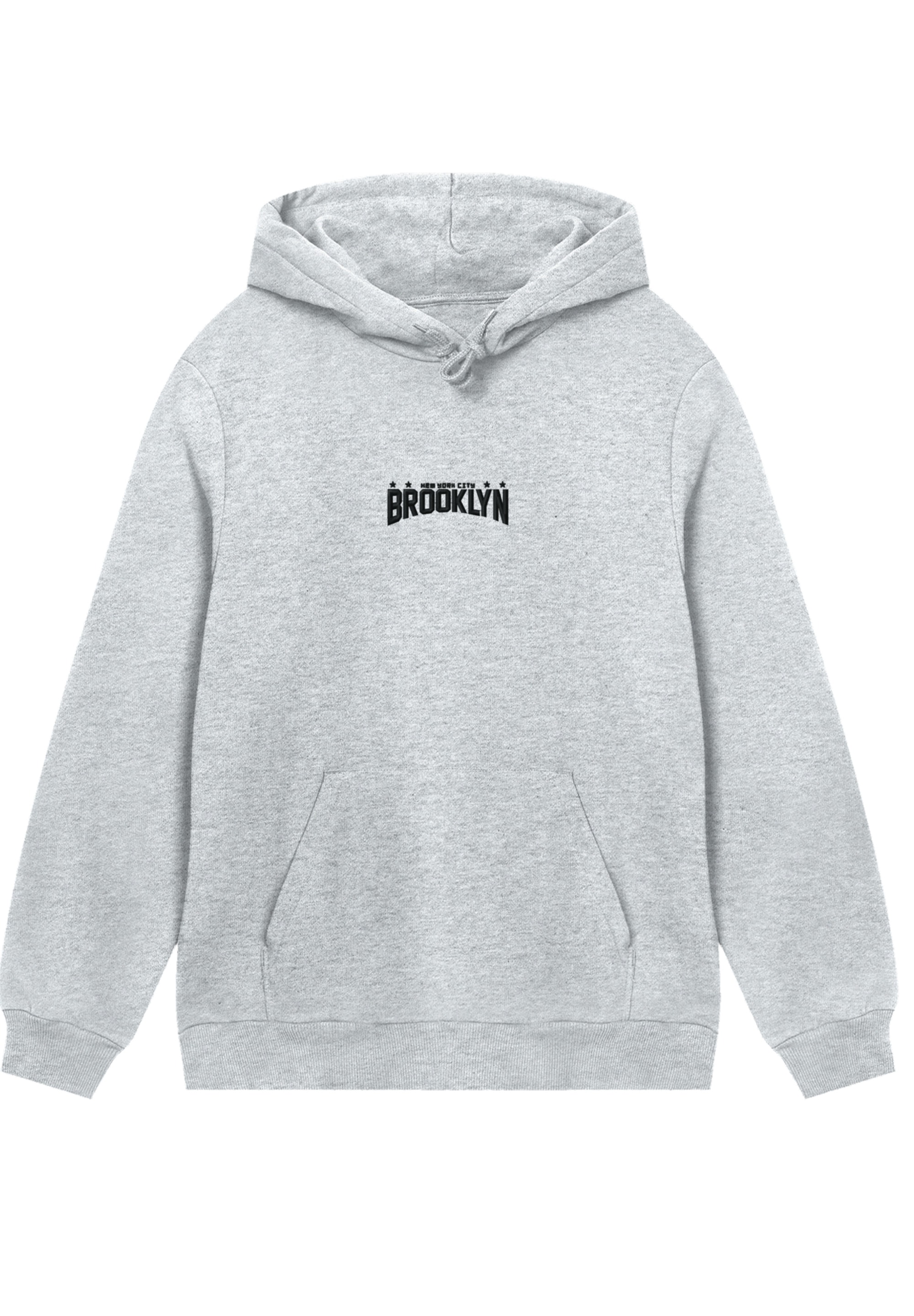 F4NT4STIC Kapuzenpullover »Brooklyn New York Bestickt«, Premium Qualität