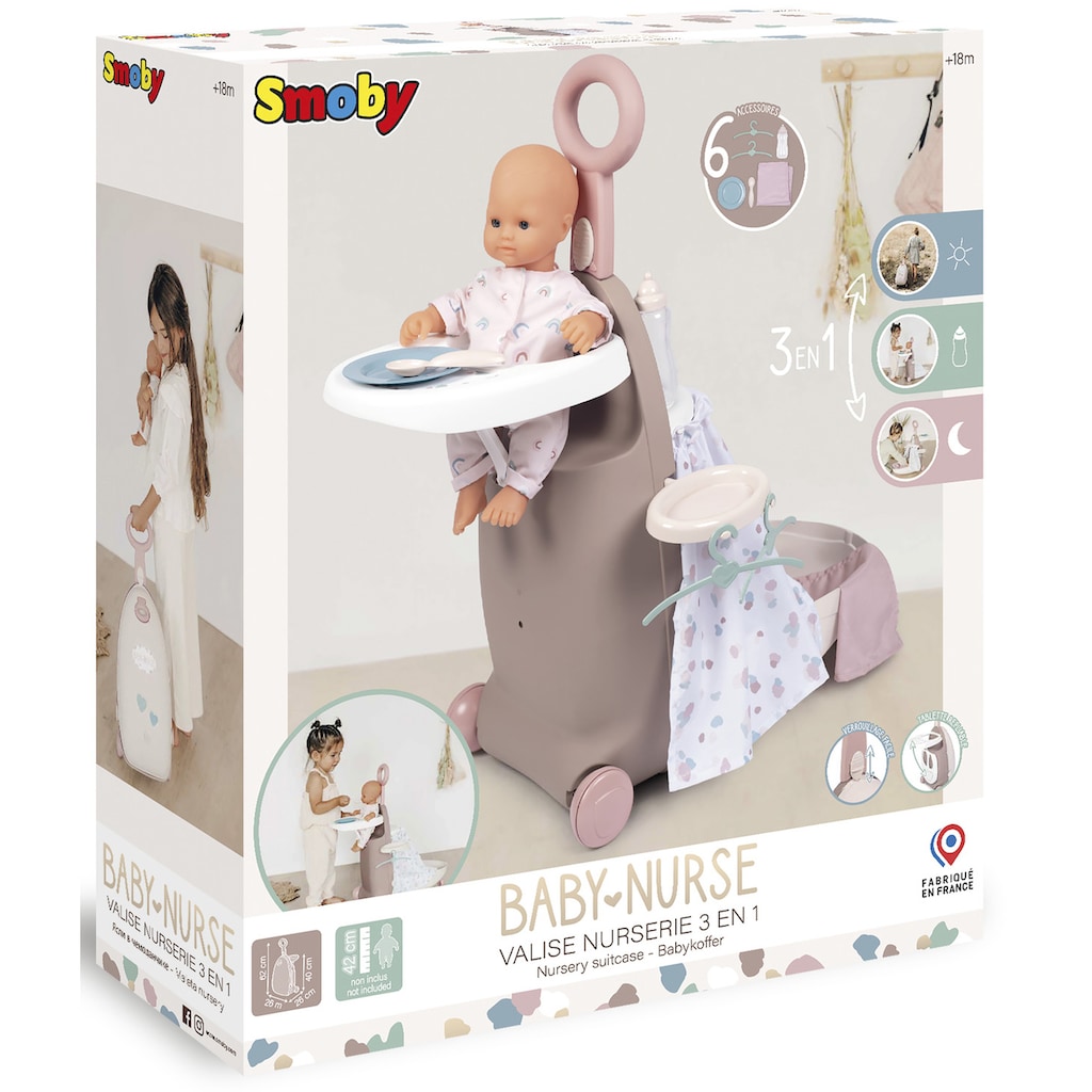 Smoby Puppen Accessoires-Set »Baby Nurse, PuppenpflegeTrolley«