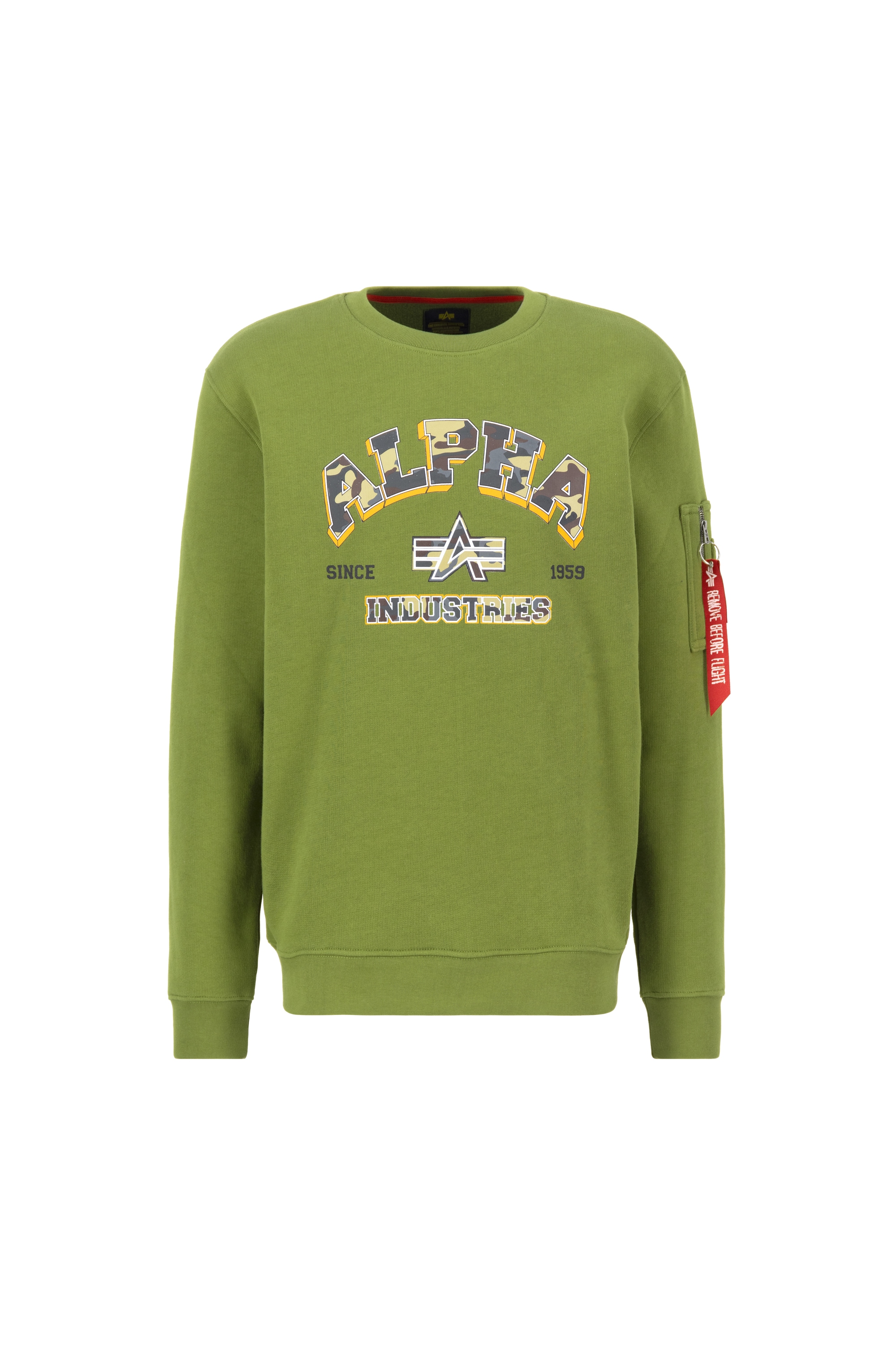 Alpha Industries Sweater "Alpha Industries Men - Sweatshirts College Camo Sweater"