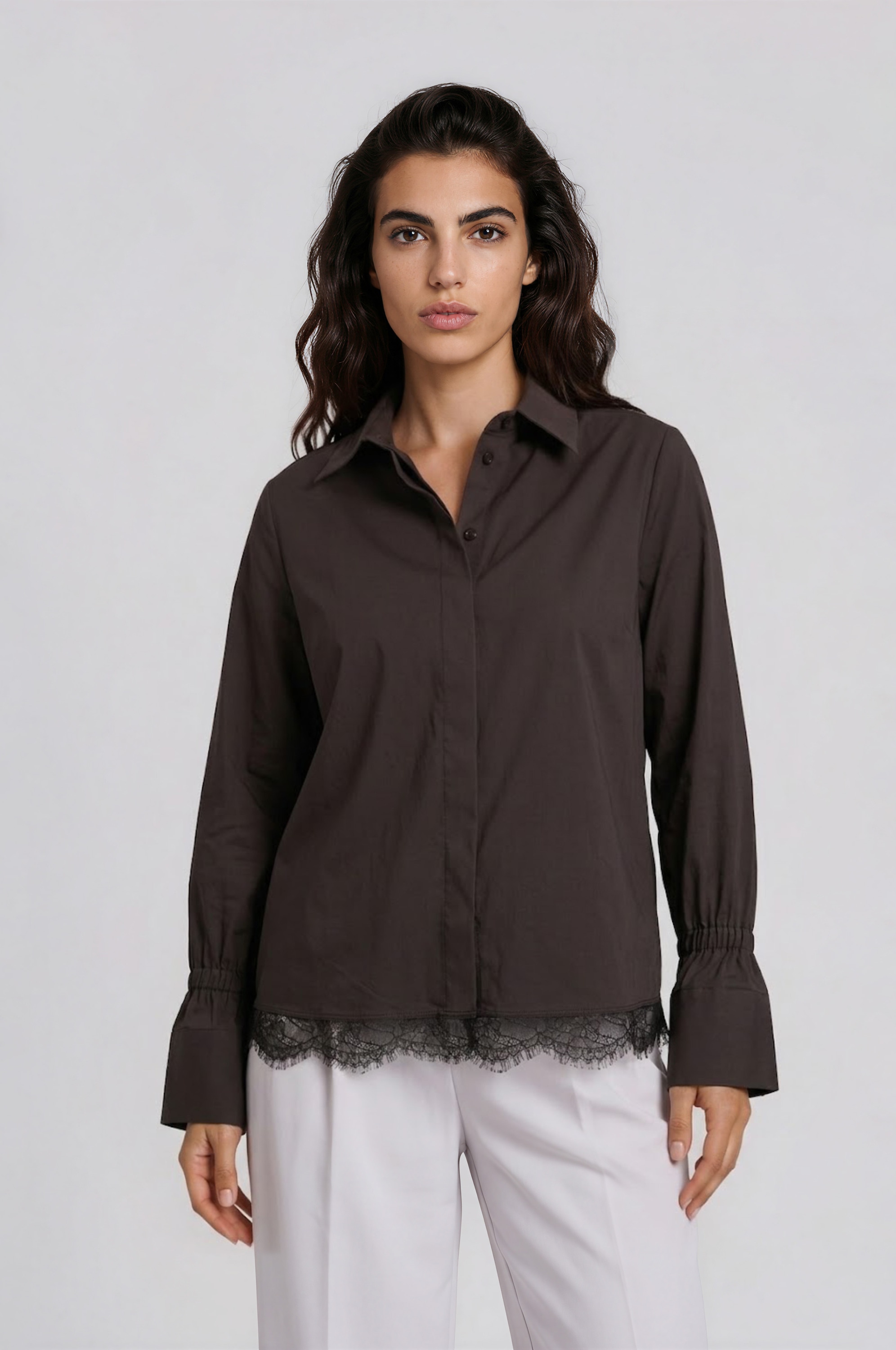 Milano Italy Schlupfbluse in moderner Boxy-Form