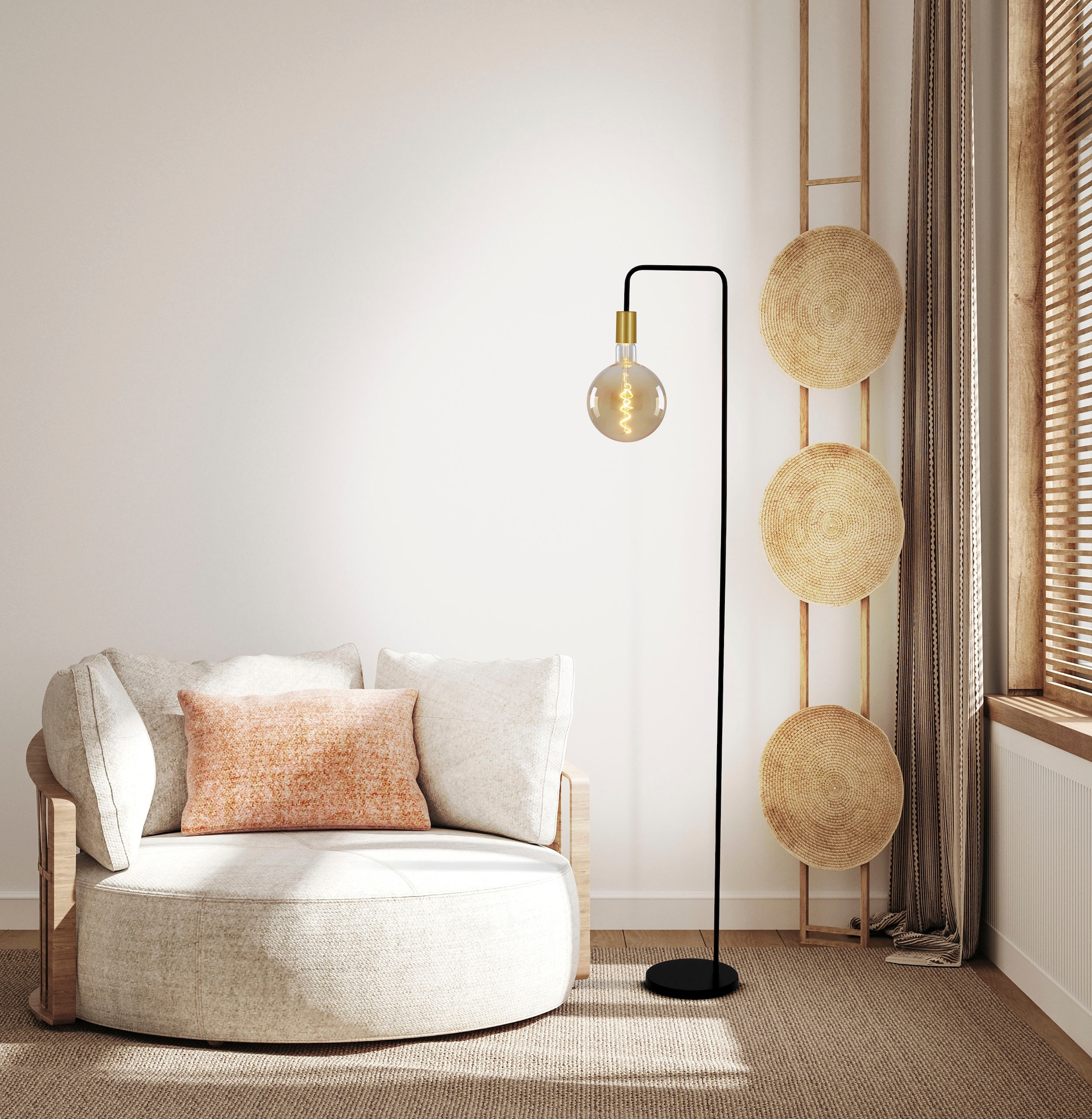 näve LED-Leuchtmittel »Dilly Max«, E27, 1 St., Filament warmweiß LED E27/5W dimmbar 2200K 280lm D: 20cm H: 30cm