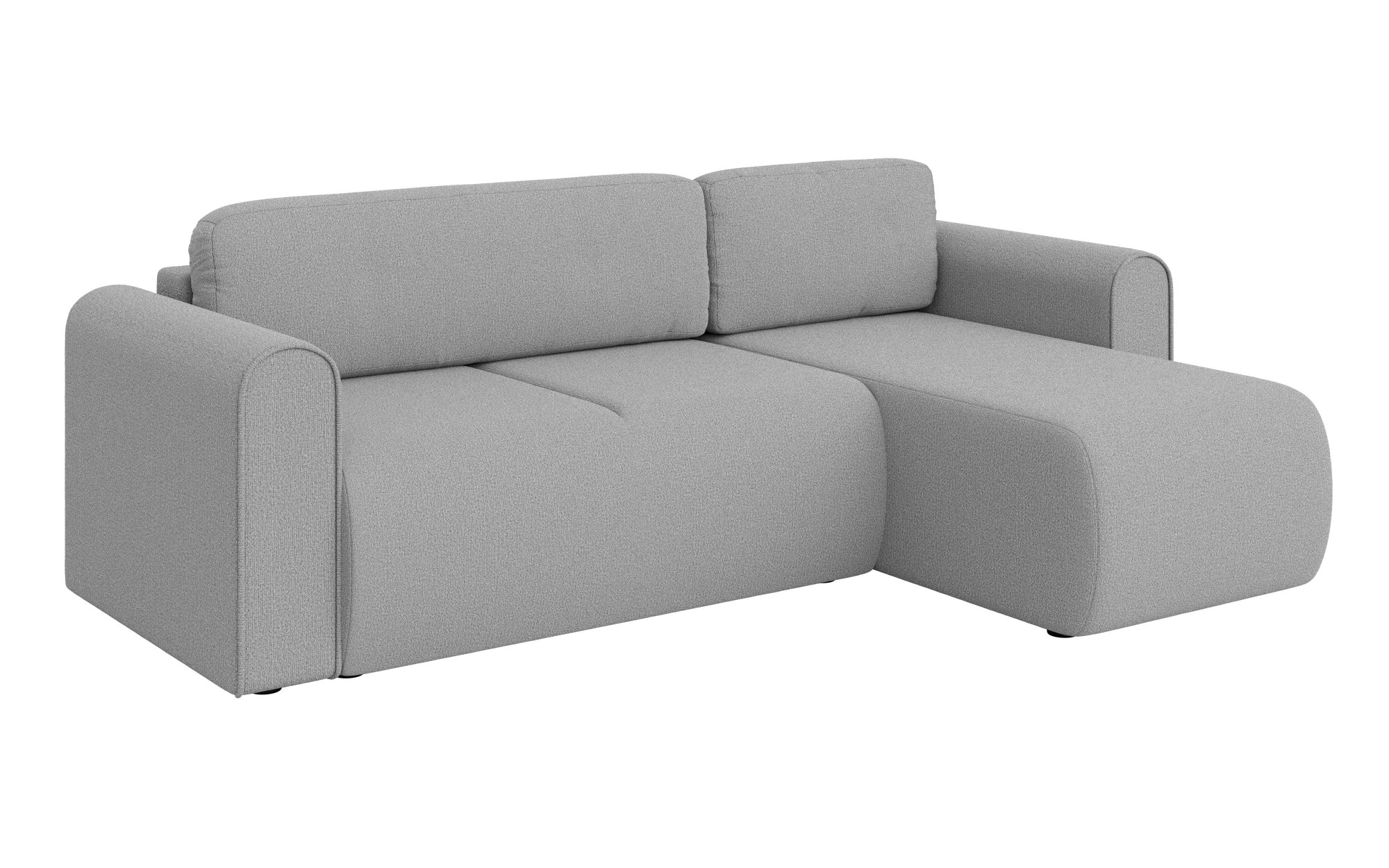 INOSIGN Ecksofa »Zacharia wahlweise Schlafsofa mit Bettkasten, B/T/H 250/166/86 cm«, L-Form mit Wellenunterfederung, Recamiere beidseitig montierbar