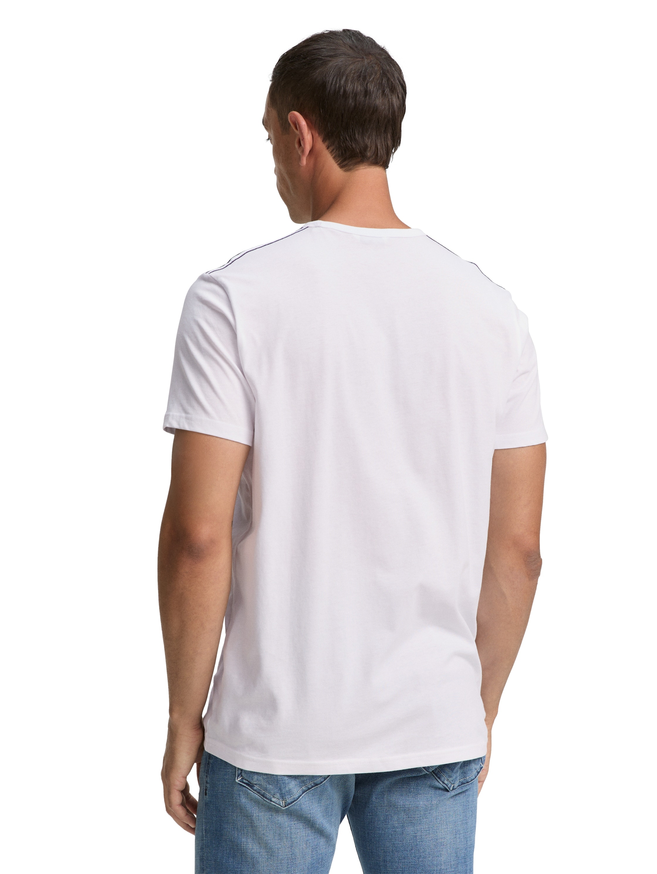 TOM TAILOR Rundhalsshirt, mit Logoprint