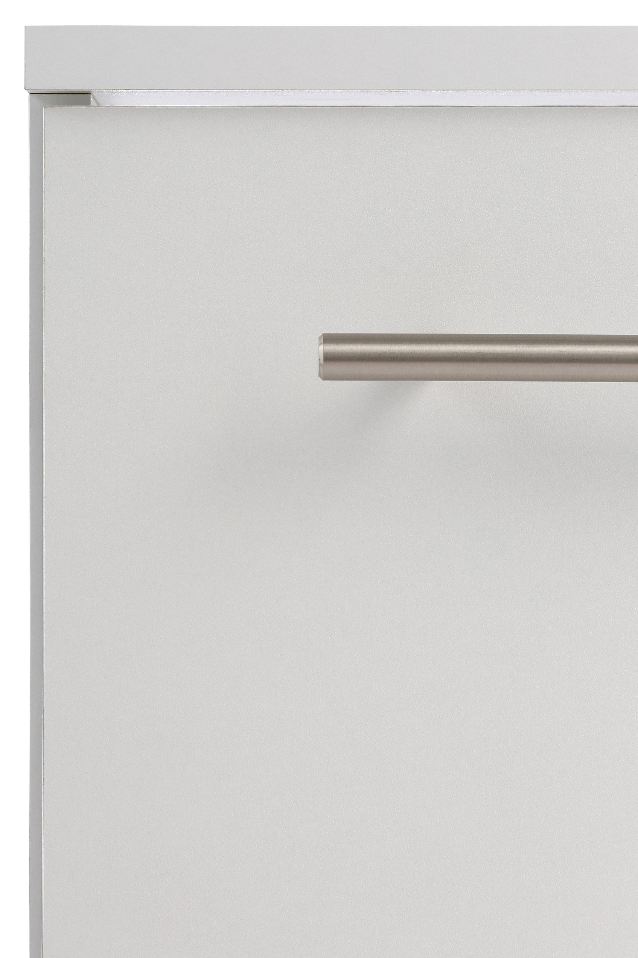 Schildmeyer Waschbeckenunterschrank »Emmi«, Höhe 63,5 cm, Metallgriffe, auf Rollen