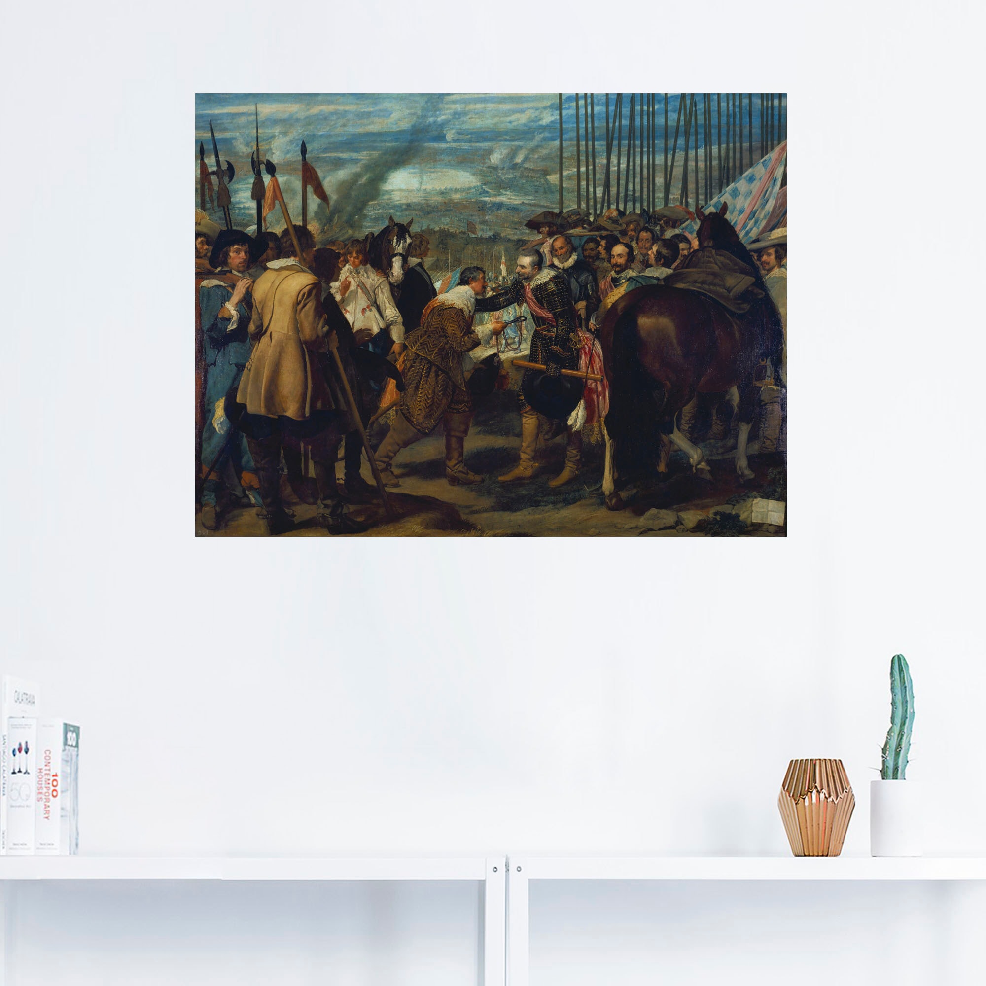Artland Wandbild »Die Übergabe von Breda. 1634/1635«, Gruppen & Familien, (1 St.), als Leinwandbild, Wandaufkleber oder Poster in versch. Größen