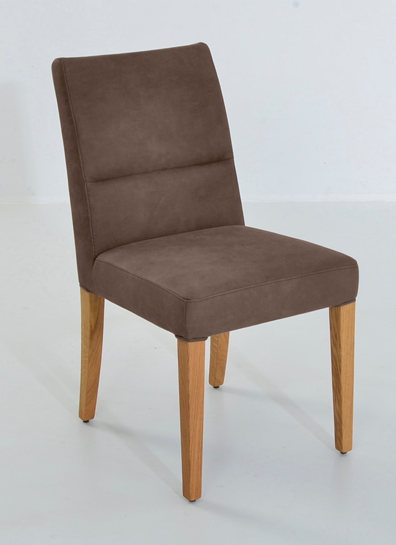 K+W Komfort & Wohnen 4-Fußstuhl "GOBY" () 4-Fuß-Holzstuhl in Wildeiche geöl günstig online kaufen