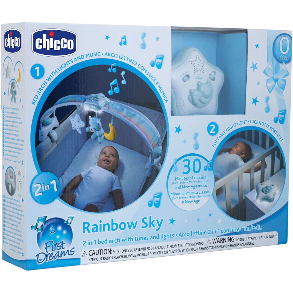 Chicco Spielbogen »Regenbogen-Spielbogen für Kinderbett 2 In 1«