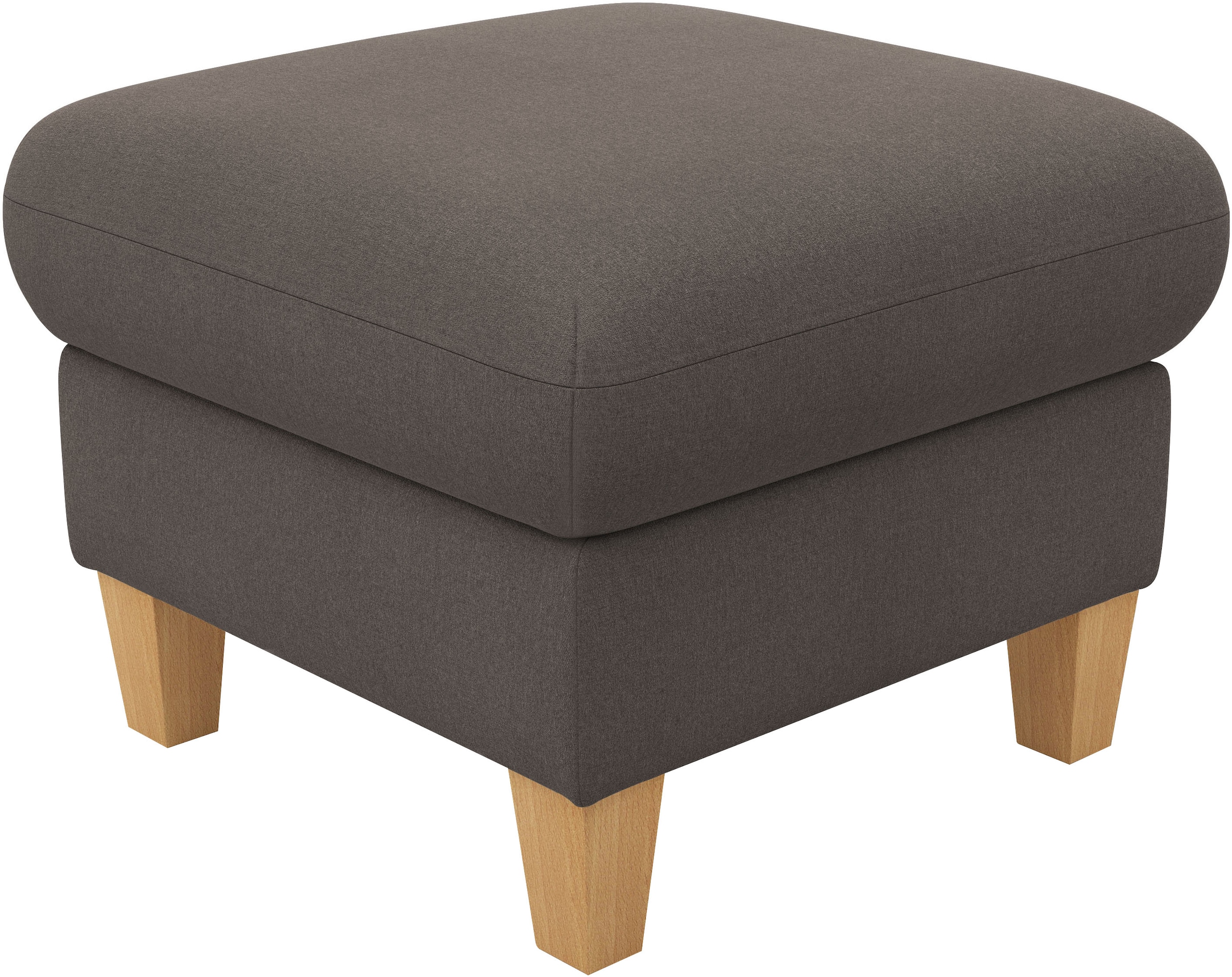 Home affaire Polsterhocker »Rochelle«, (1 St.), Massive 12 cm Holzbeine