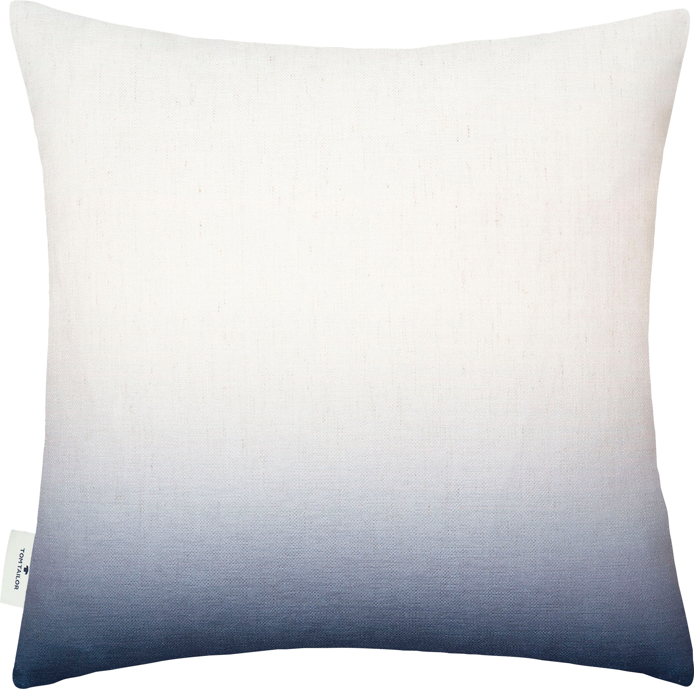 TOM TAILOR HOME Dekokissen »Gradient Signature«, Farbverlauf, Markenlogo, Kissenhülle ohne Füllung, 1 Stück