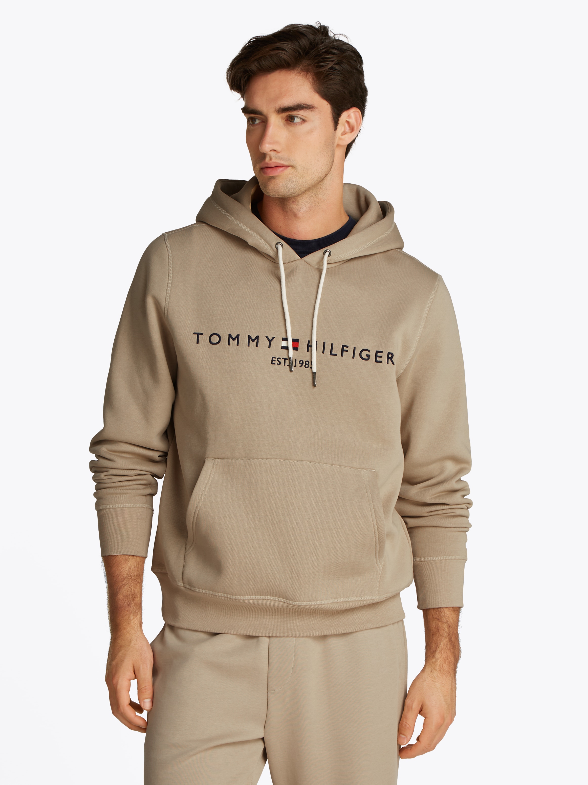 Tommy Hilfiger Kapuzensweatshirt "TOMMY LOGO HOODY", mit Kapuze und Känguru günstig online kaufen