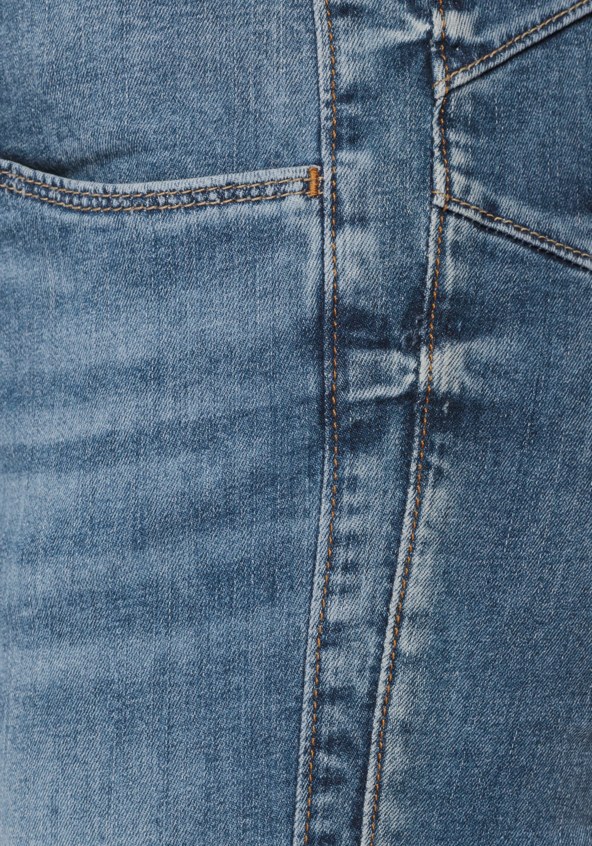 Herrlicher Bootcut-Jeans »Baby Cropped Light Denim«