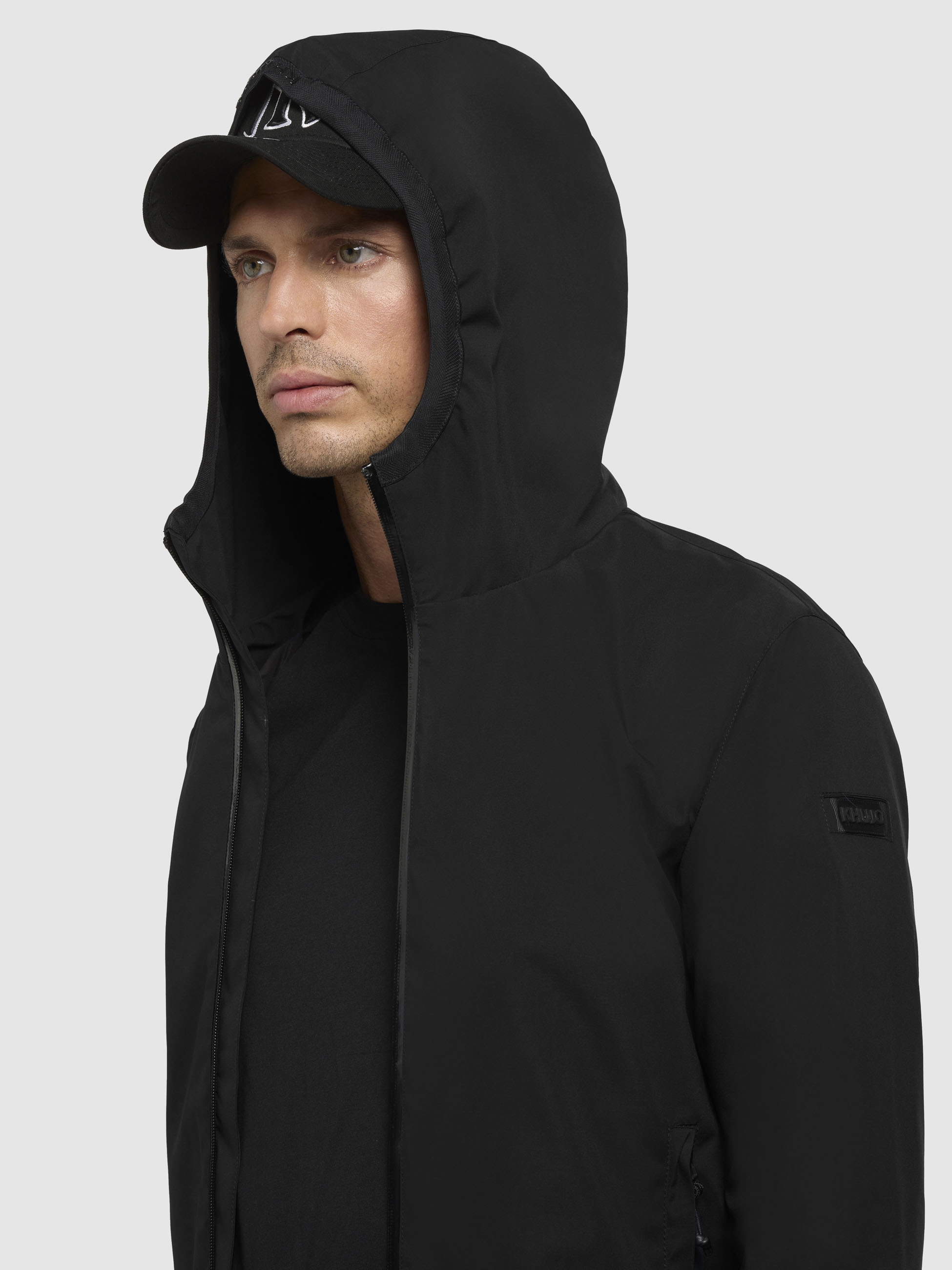 khujo Anorak »LARM«, mit Kapuze