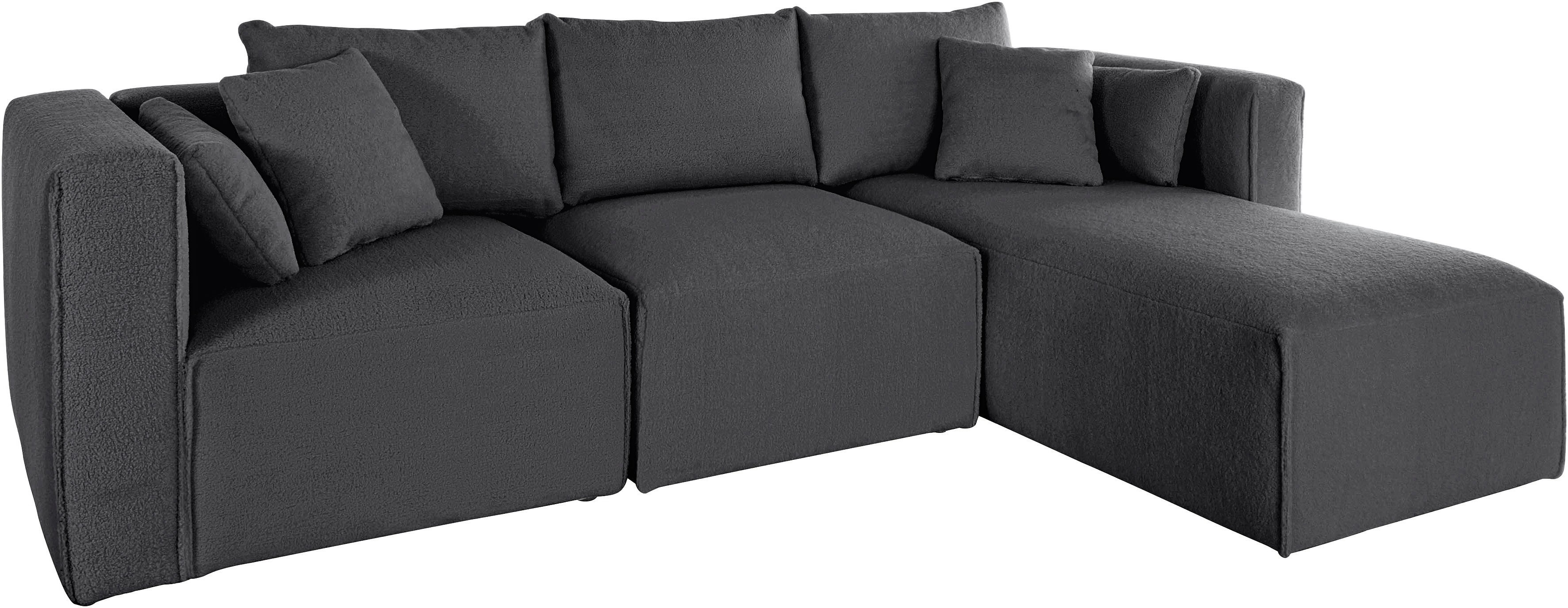 Thumbnail - Home affaire Ecksofa "Comfine L-Form" zusammengesetzt aus Modulen, 3 Bezugsqualitäten und viele Farben