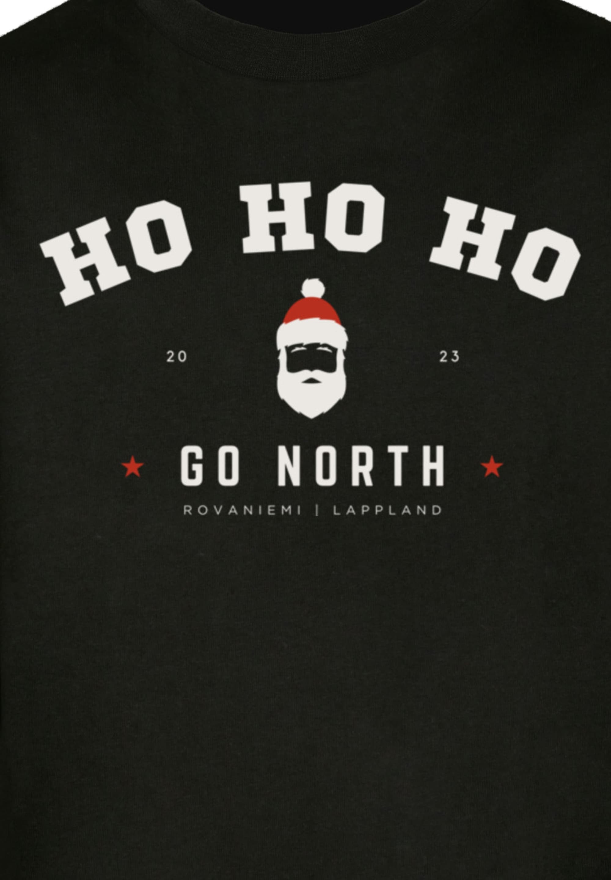 F4NT4STIC T-Shirt »Ho Ho Ho Santa Claus Weihnachten«, Weihnachten, Geschenk, Logo