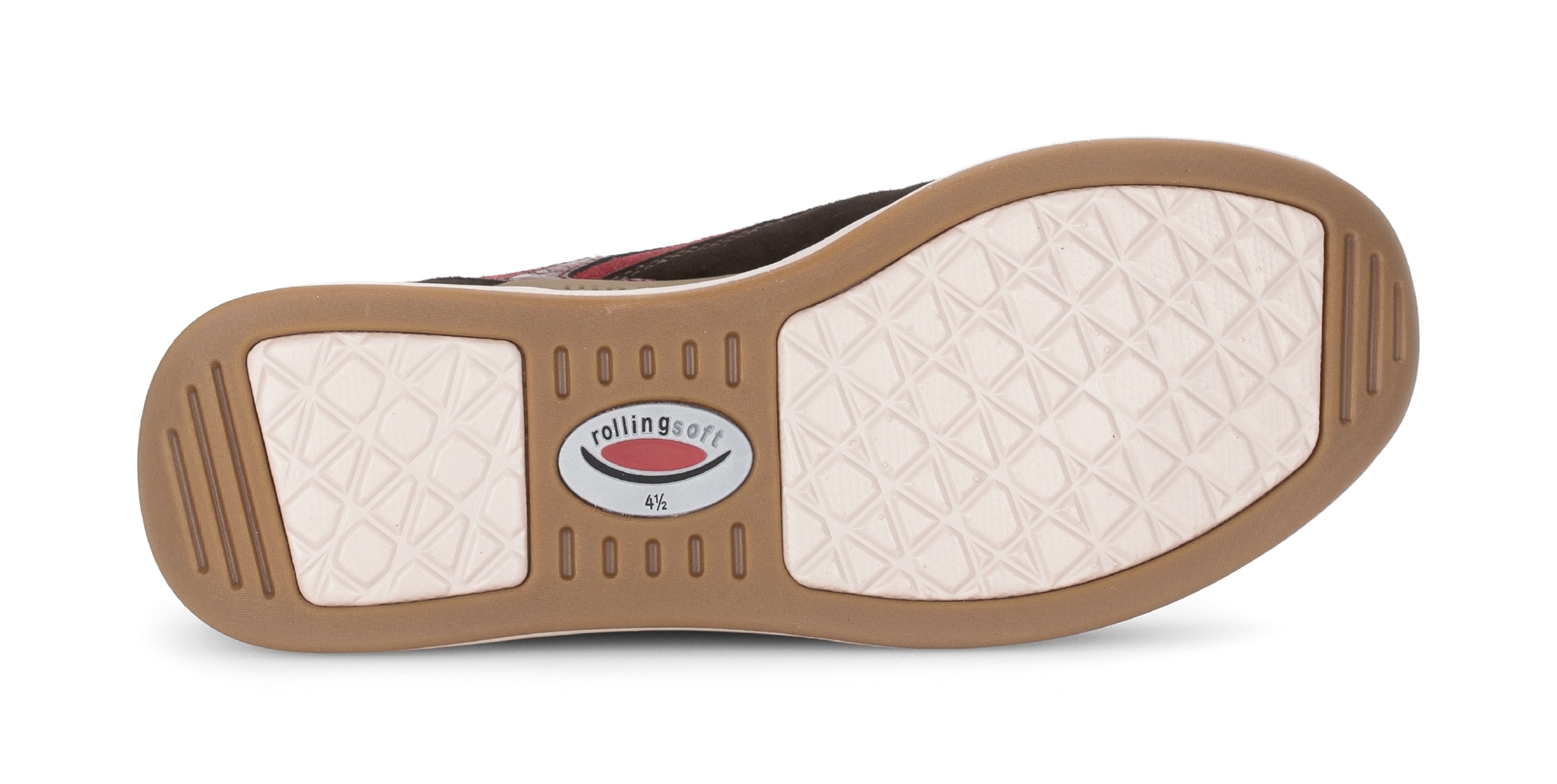 Gabor Rollingsoft Keilsneaker, Schnürschuh, Halbschuh, Freizeitschuh mit seitlichem Reißverschluss