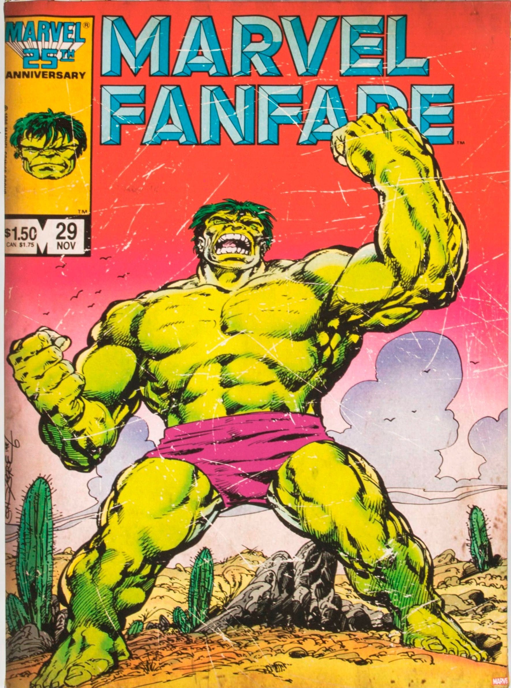 Art for the home Leinwandbild "THE HULK", Comic-Fantasy, The Hulk Leindwand günstig online kaufen